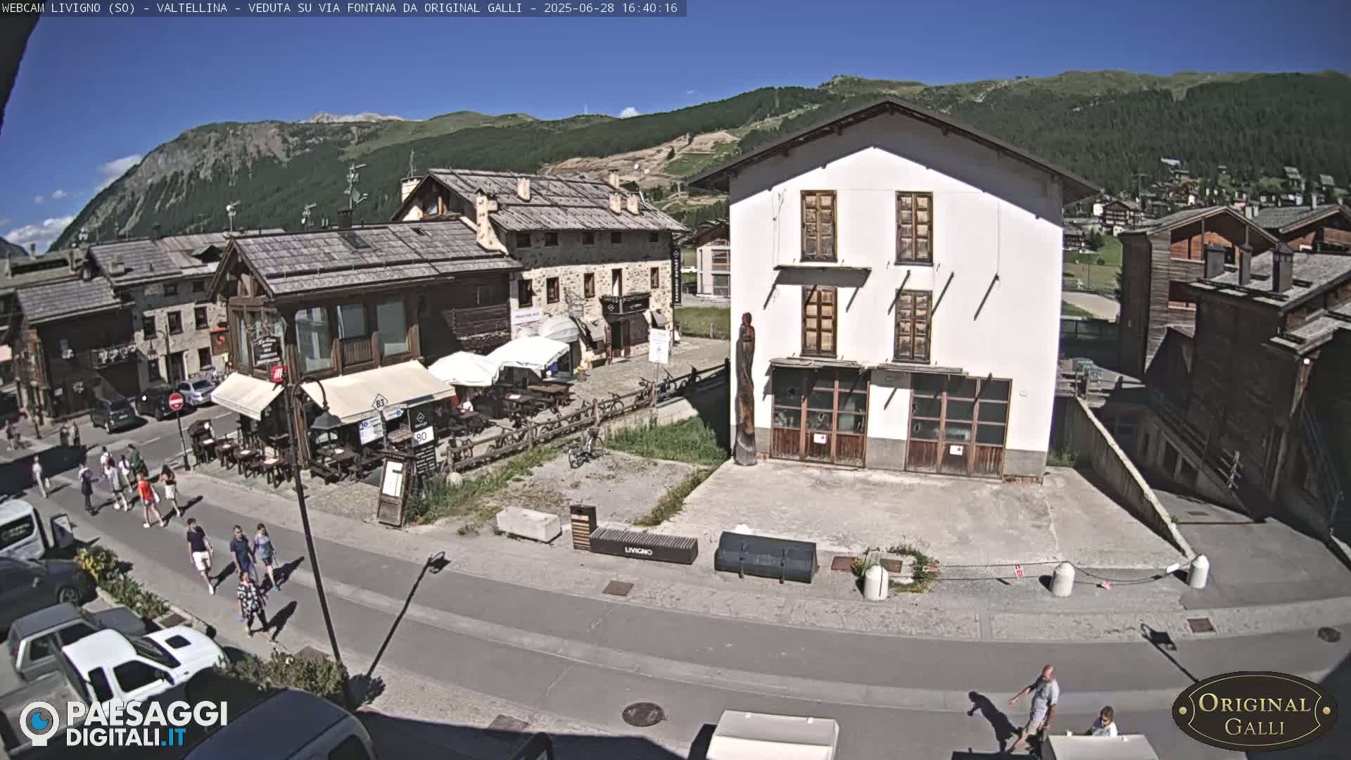Livigno City Centro Center Live Cam - Sondrio, Lombardy, Italy