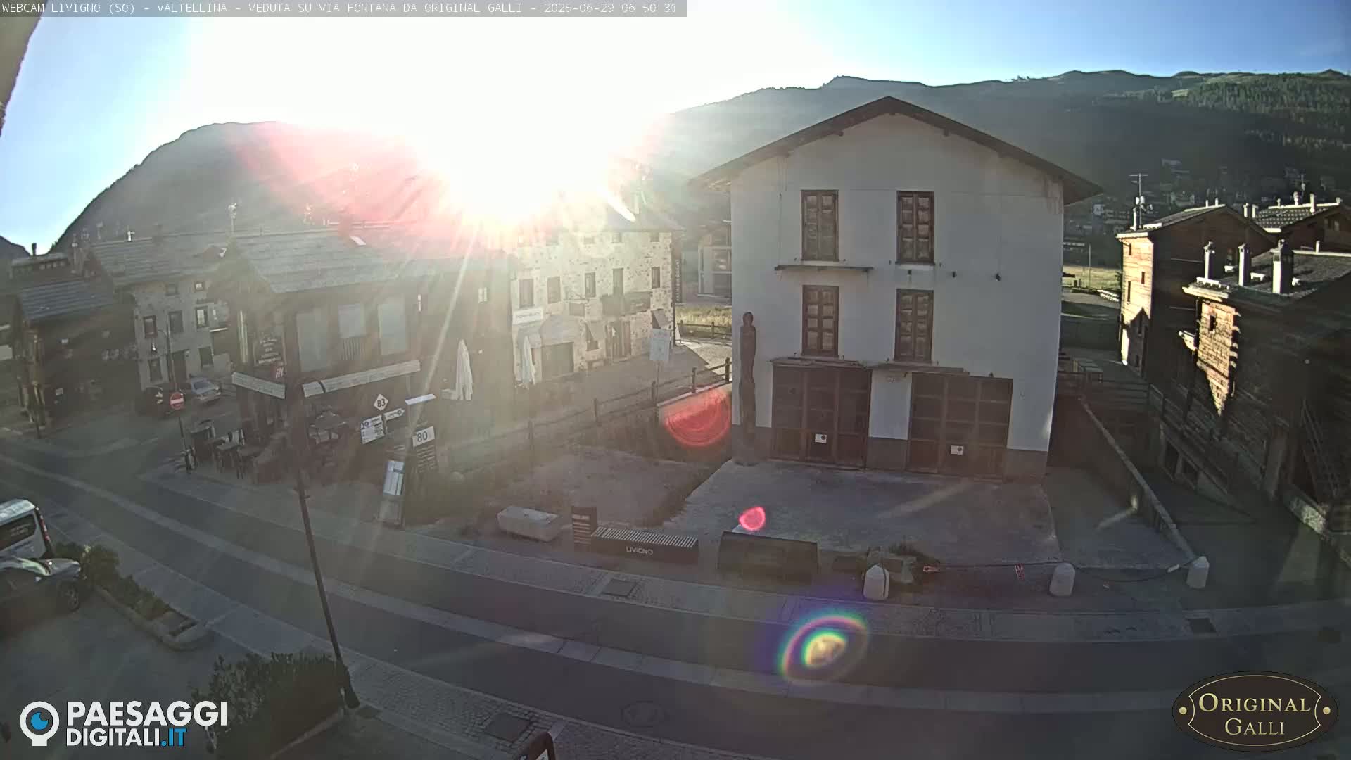 Livigno City Centro Center Live Cam - Sondrio, Lombardy, Italy