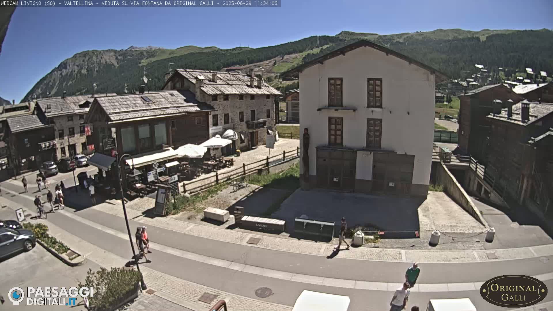 Livigno City Centro Center Live Cam - Sondrio, Lombardy, Italy