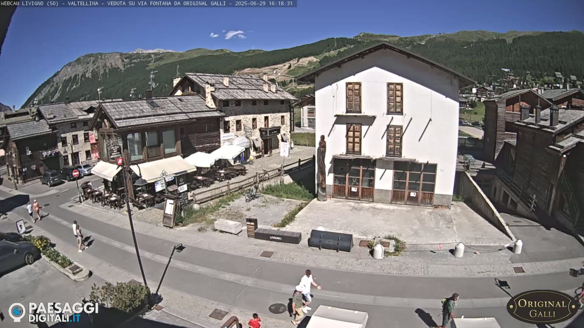 Livigno City Centro Center Live Cam - Sondrio, Lombardy, Italy