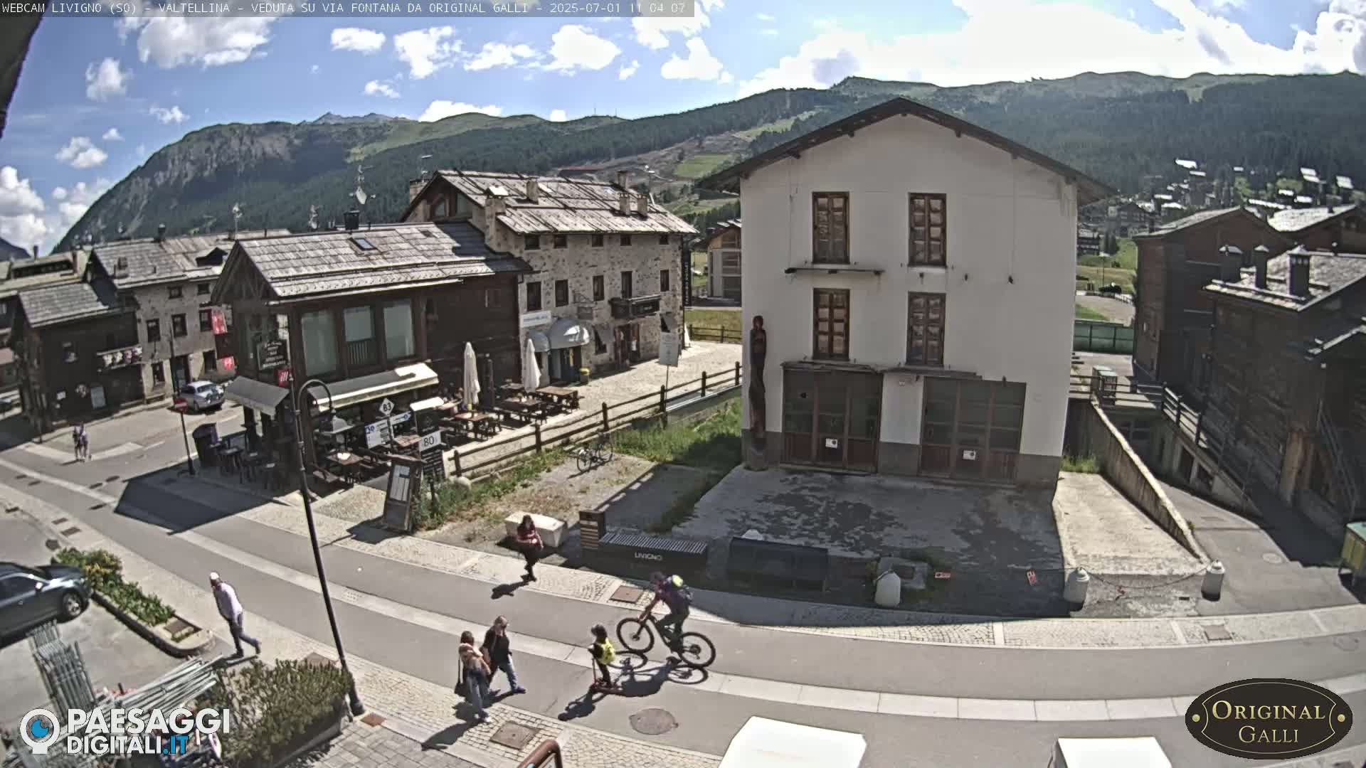 Livigno City Centro Center Live Cam - Sondrio, Lombardy, Italy
