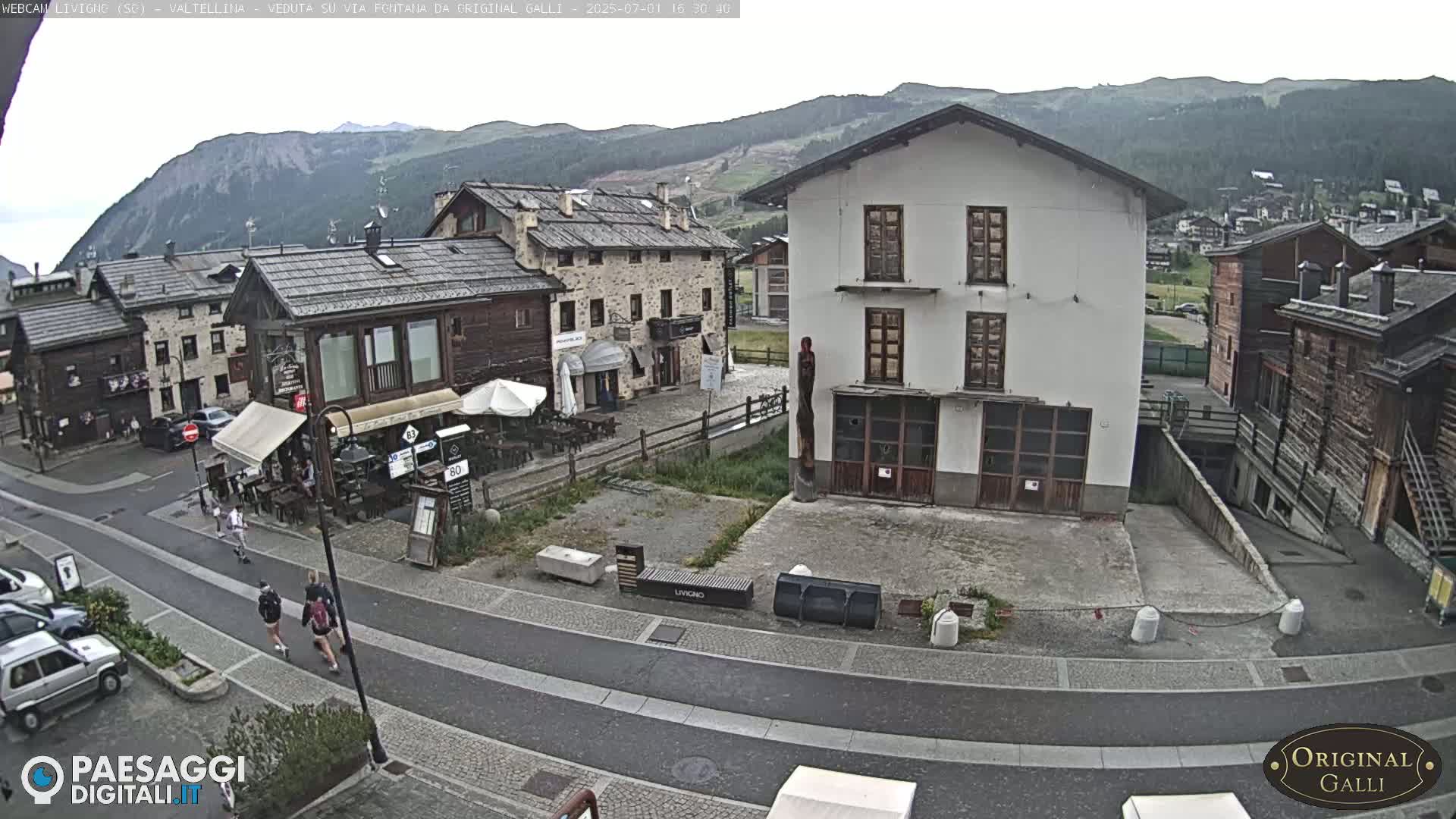 Livigno City Centro Center Live Cam - Sondrio, Lombardy, Italy
