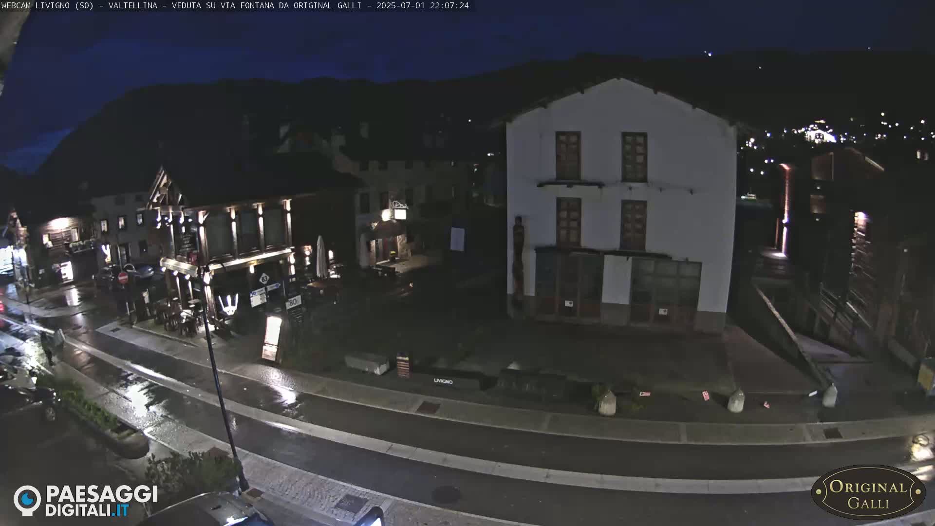Livigno City Centro Center Live Cam - Sondrio, Lombardy, Italy