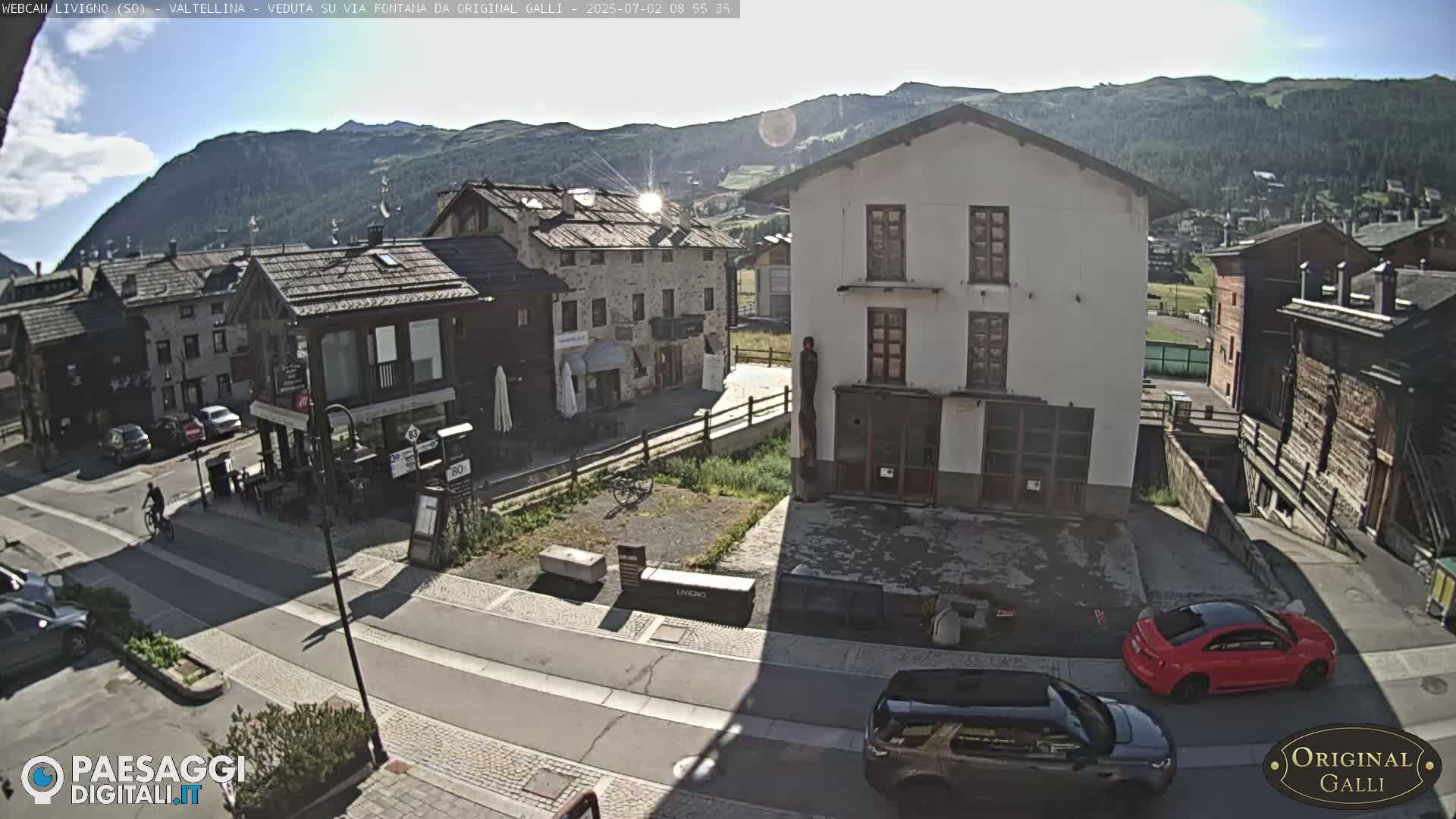 Livigno City Centro Center Live Cam - Sondrio, Lombardy, Italy