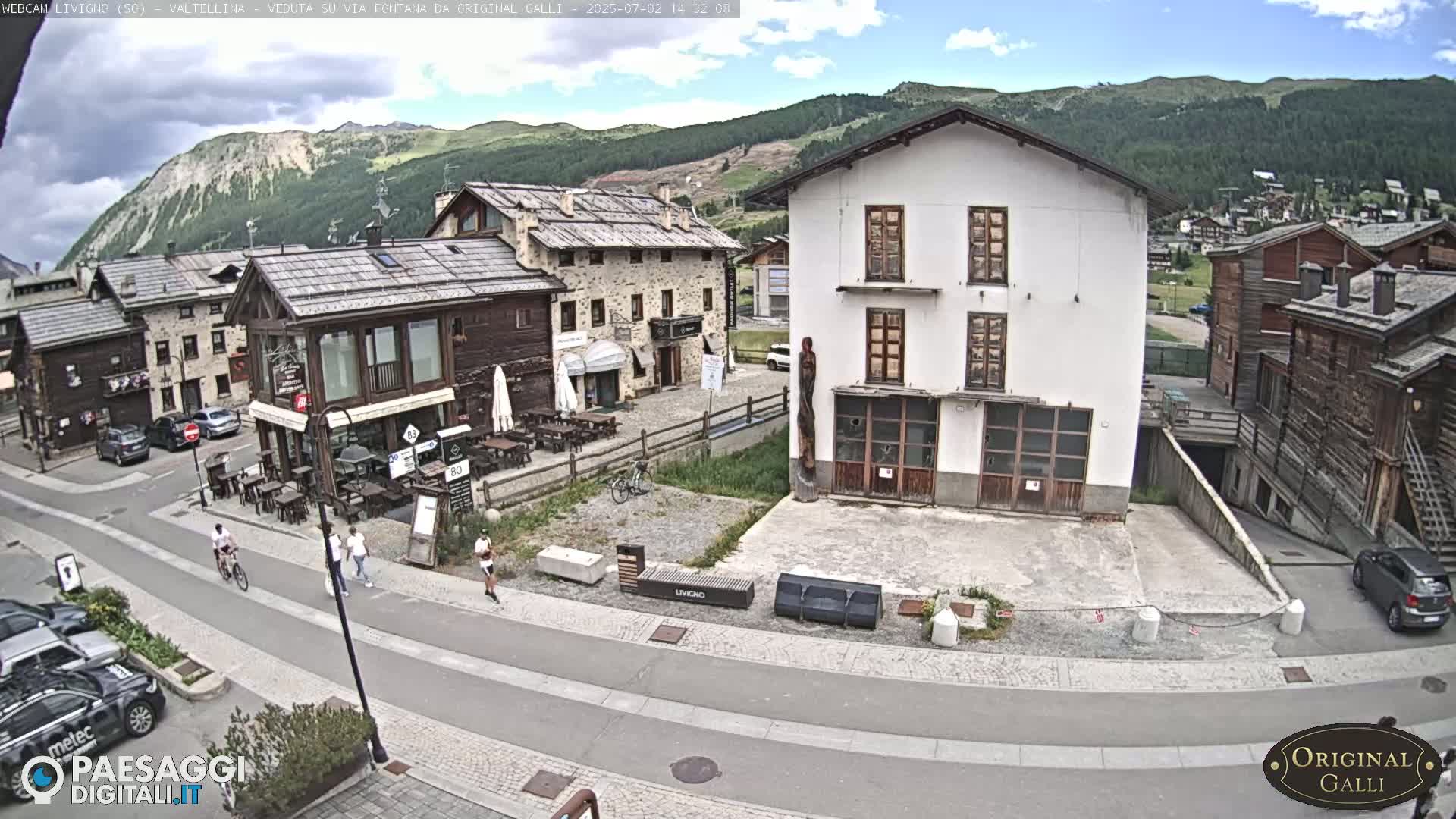 Livigno City Centro Center Live Cam - Sondrio, Lombardy, Italy