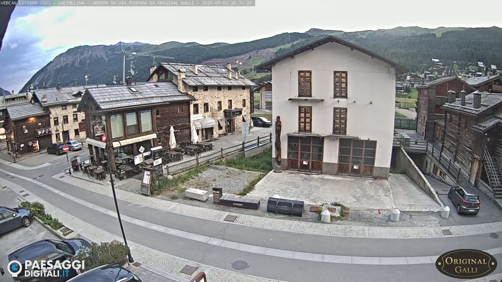 Livigno City Centro Center Live Cam - Sondrio, Lombardy, Italy