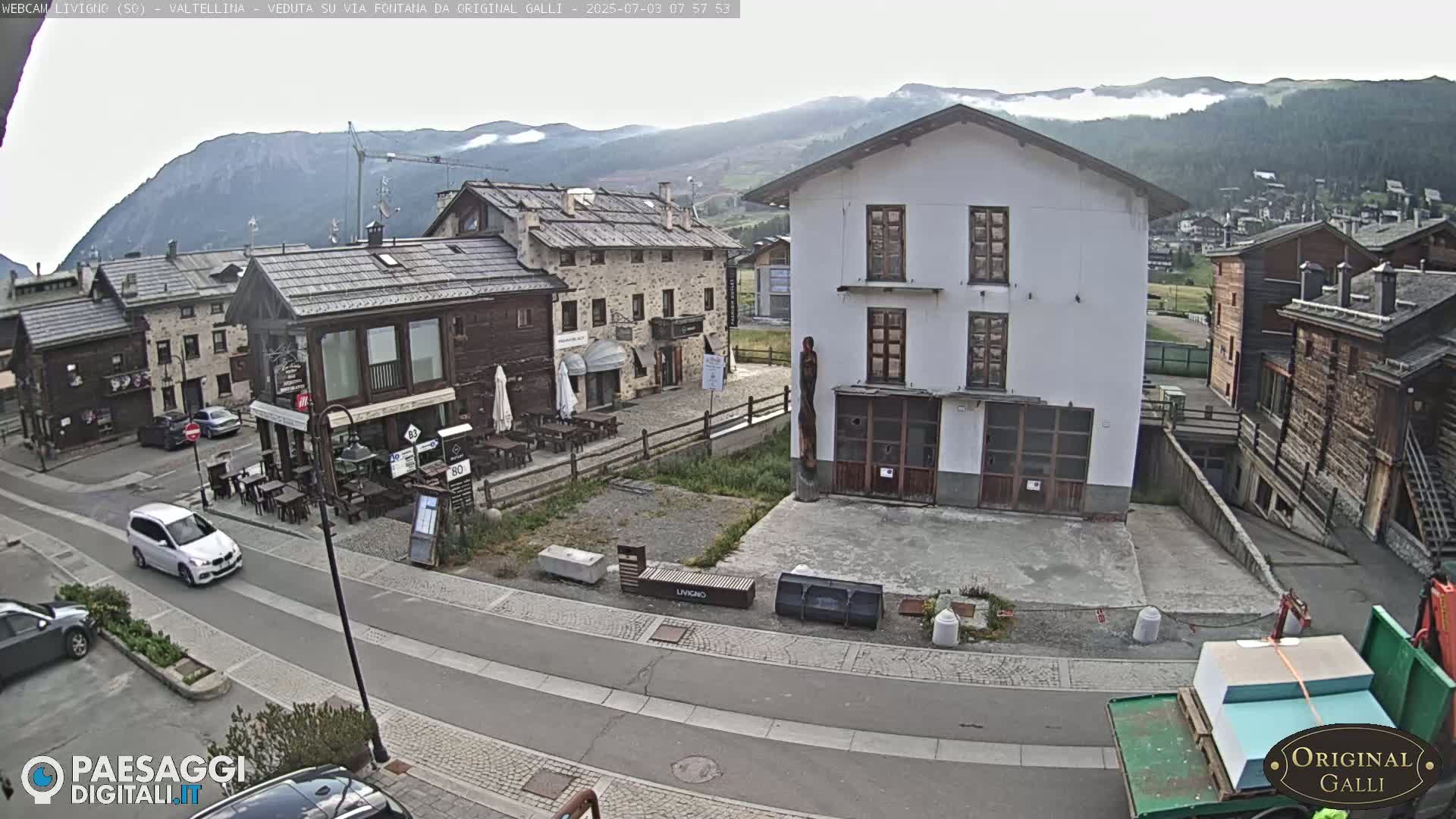 Livigno City Centro Center Live Cam - Sondrio, Lombardy, Italy
