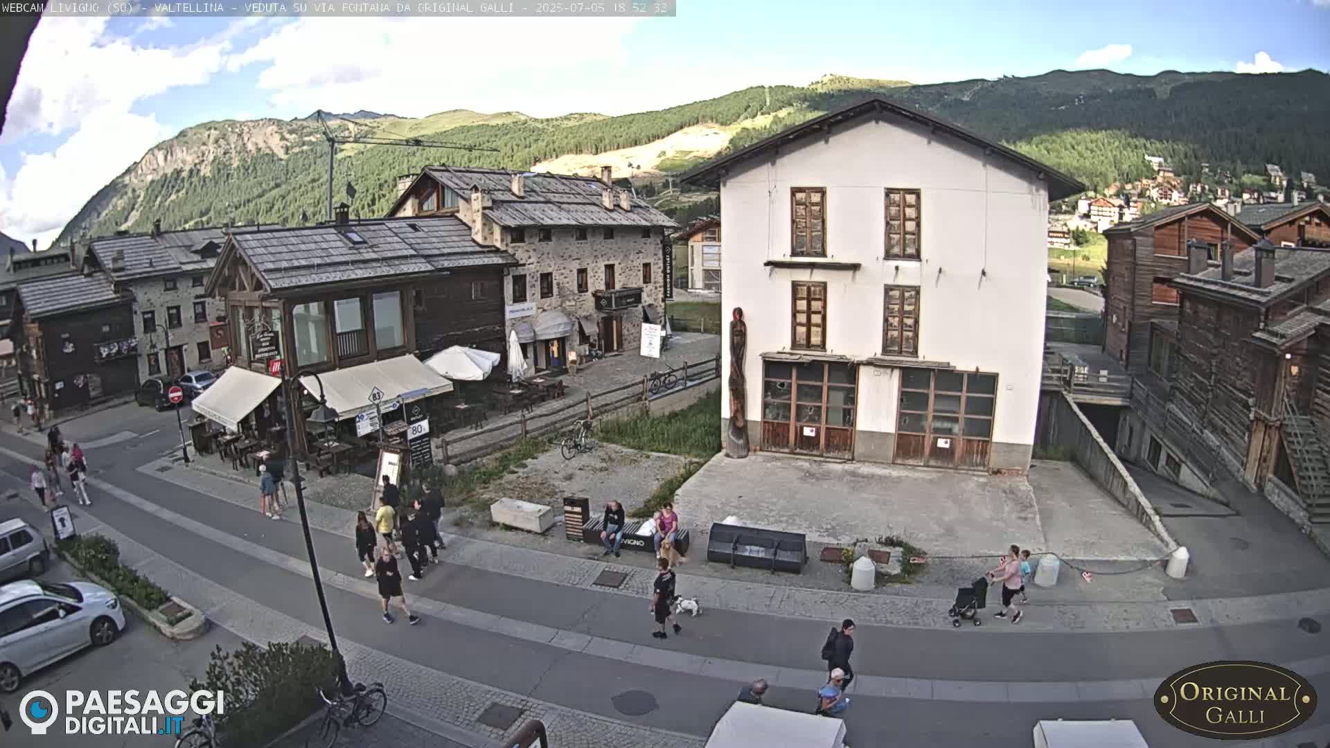 Livigno City Centro Center Live Cam - Sondrio, Lombardy, Italy