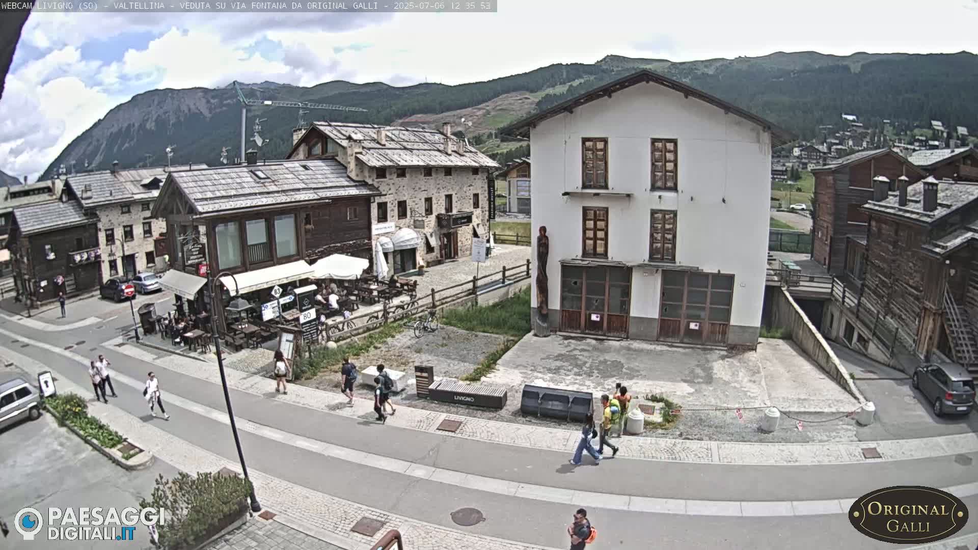 Livigno City Centro Center Live Cam - Sondrio, Lombardy, Italy