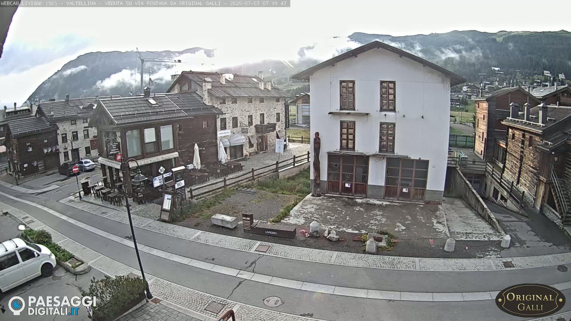 Livigno City Centro Center Live Cam - Sondrio, Lombardy, Italy