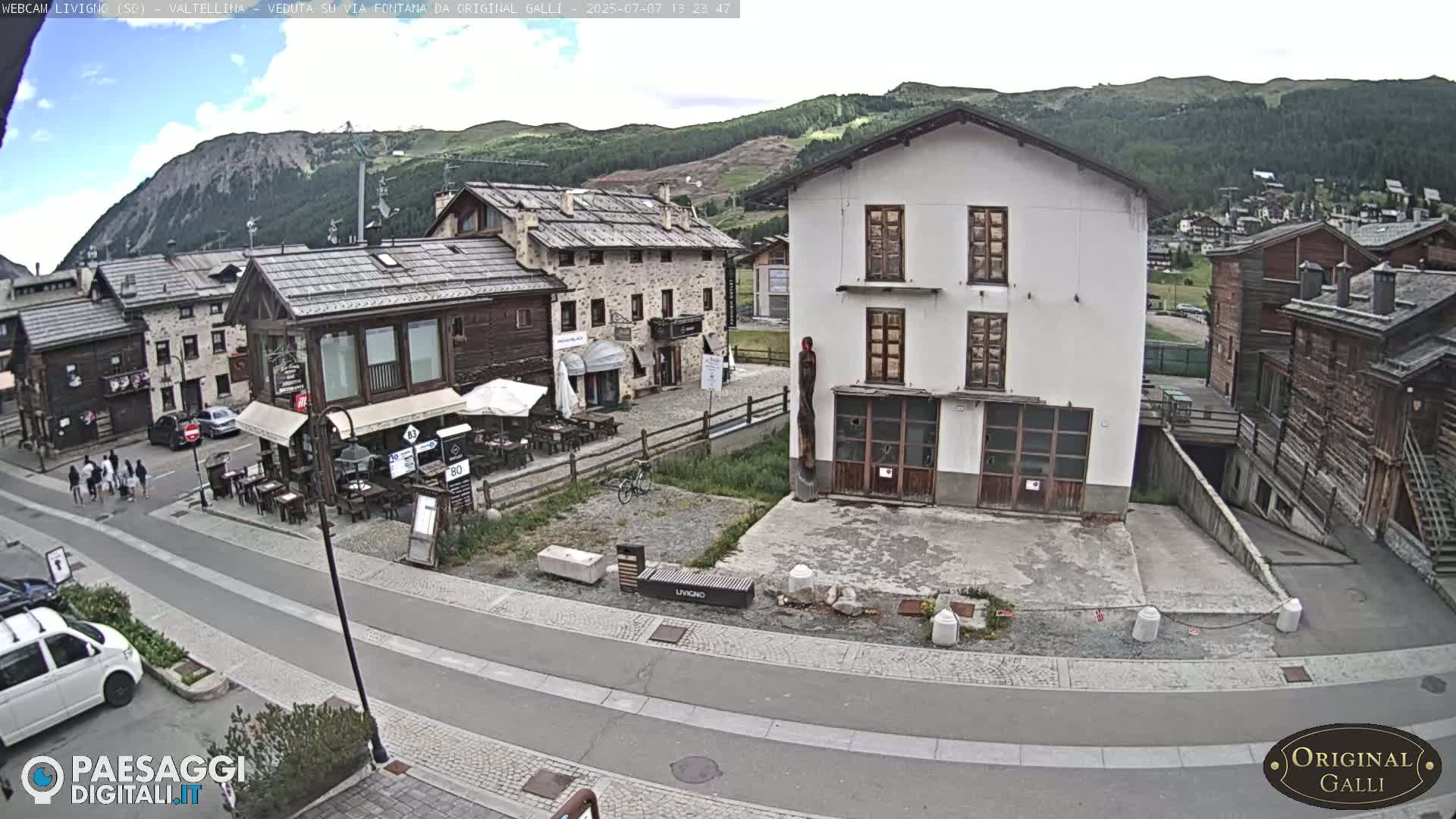 Livigno City Centro Center Live Cam - Sondrio, Lombardy, Italy