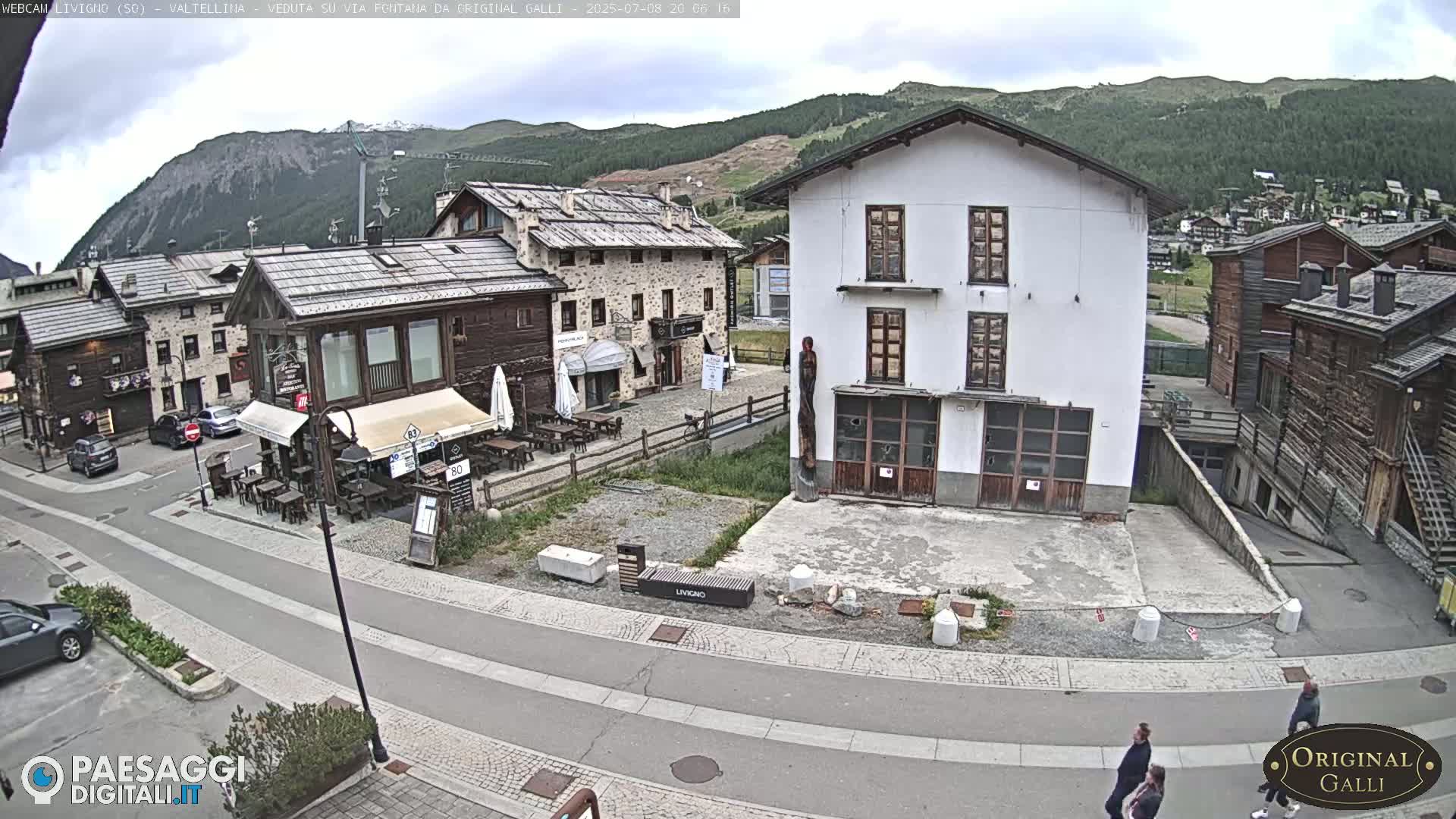 Livigno City Centro Center Live Cam - Sondrio, Lombardy, Italy