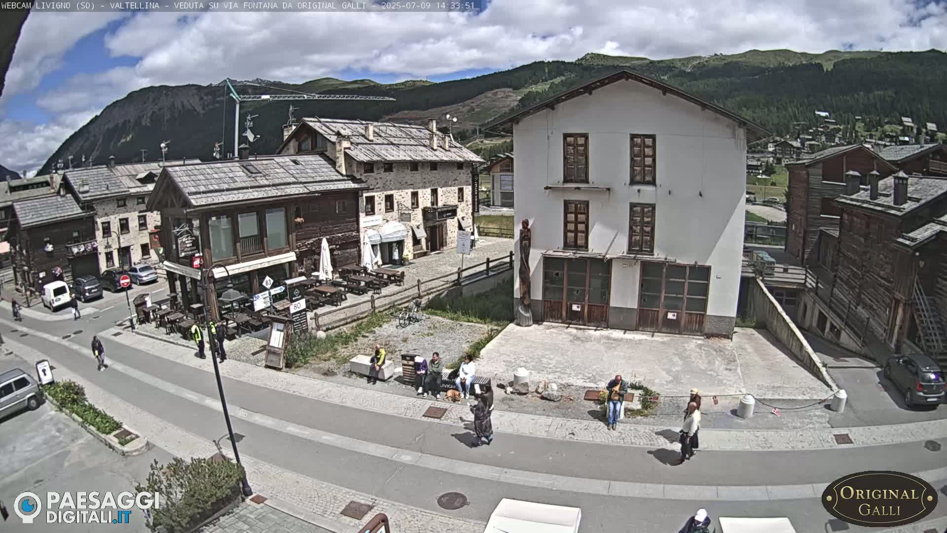 Livigno City Centro Center Live Cam - Sondrio, Lombardy, Italy