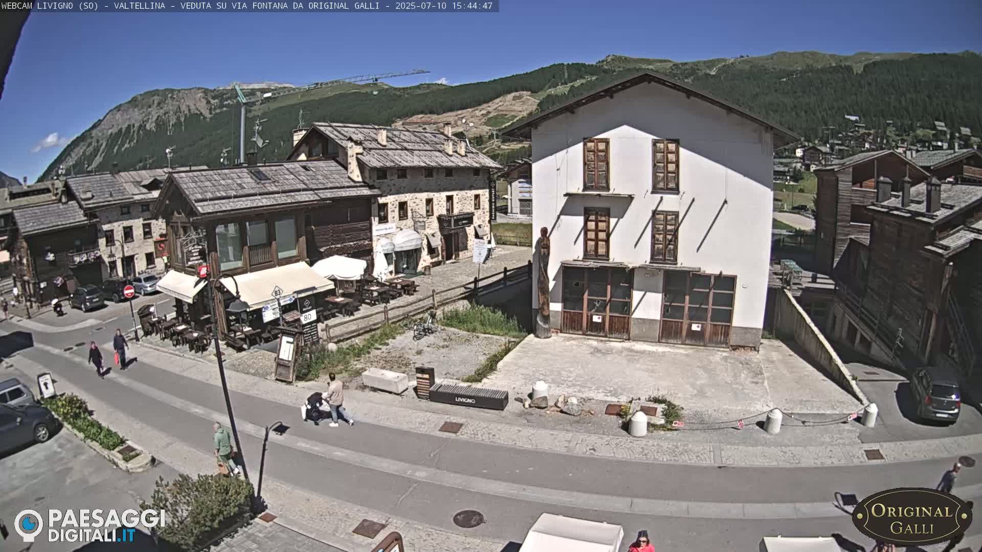 Livigno City Centro Center Live Cam - Sondrio, Lombardy, Italy