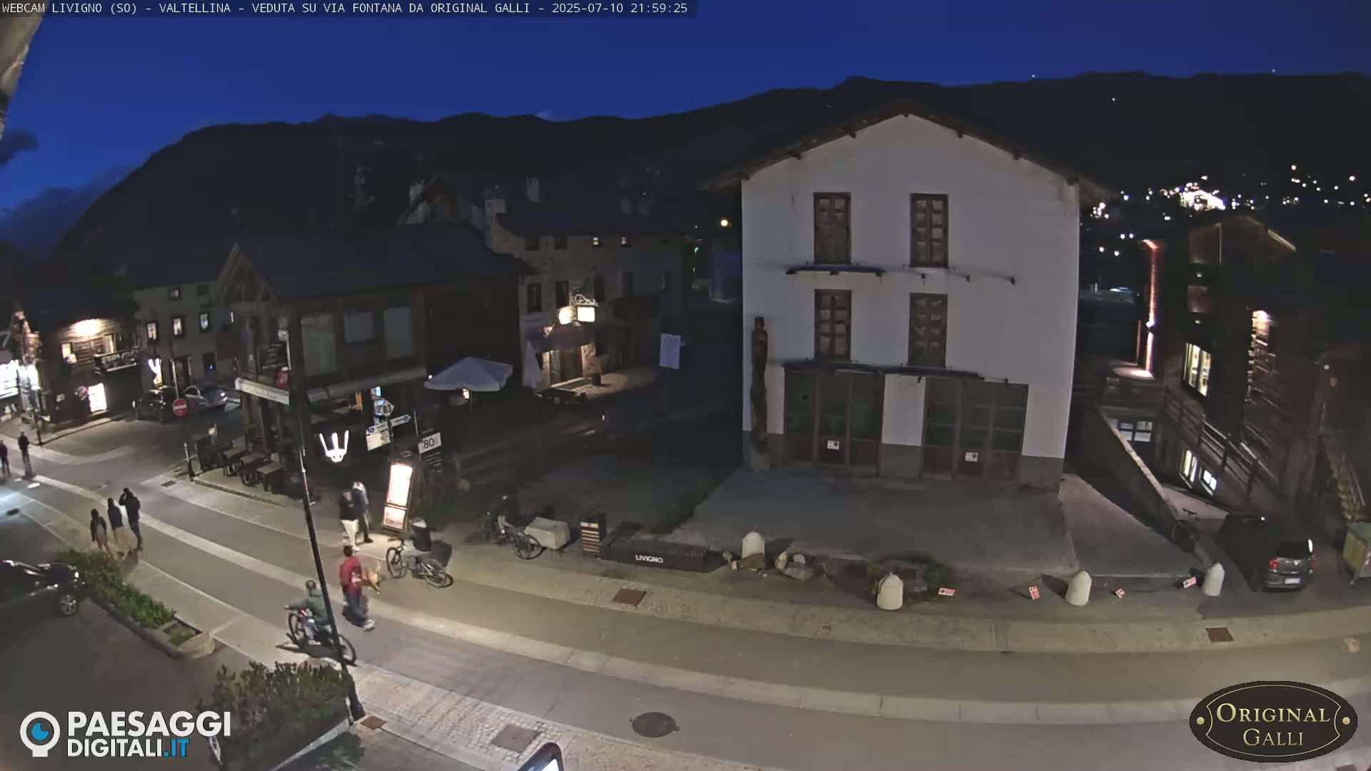 Livigno City Centro Center Live Cam - Sondrio, Lombardy, Italy