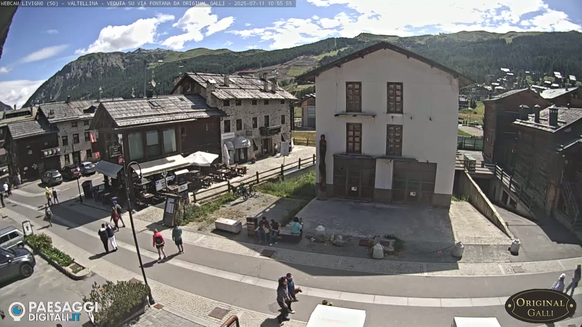 Livigno City Centro Center Live Cam - Sondrio, Lombardy, Italy