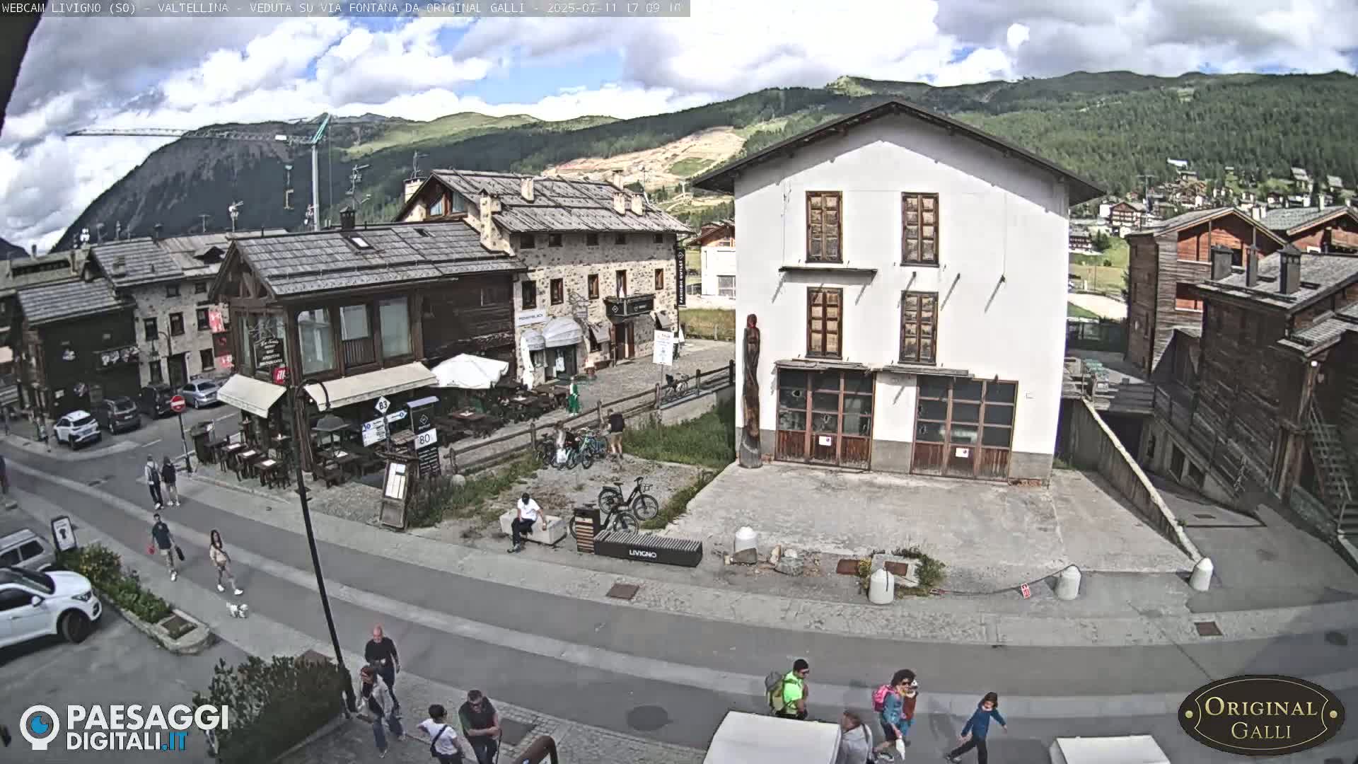 Livigno City Centro Center Live Cam - Sondrio, Lombardy, Italy