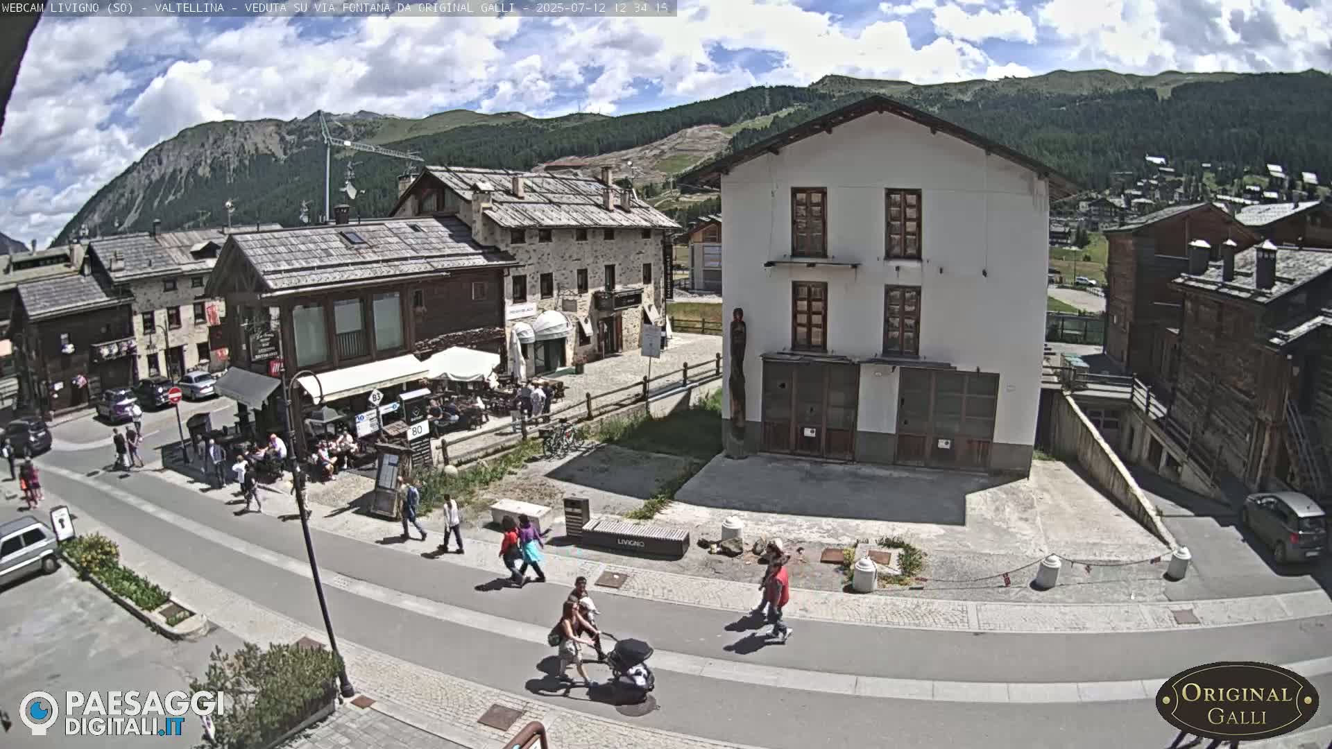 Livigno City Centro Center Live Cam - Sondrio, Lombardy, Italy