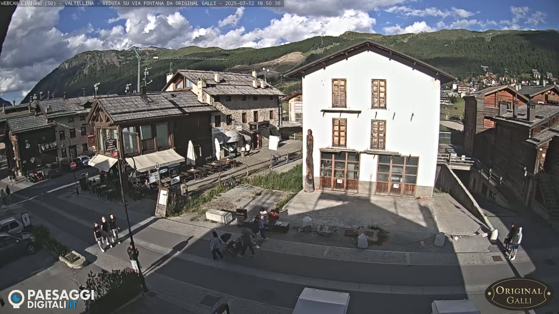 Livigno City Centro Center Live Cam - Sondrio, Lombardy, Italy