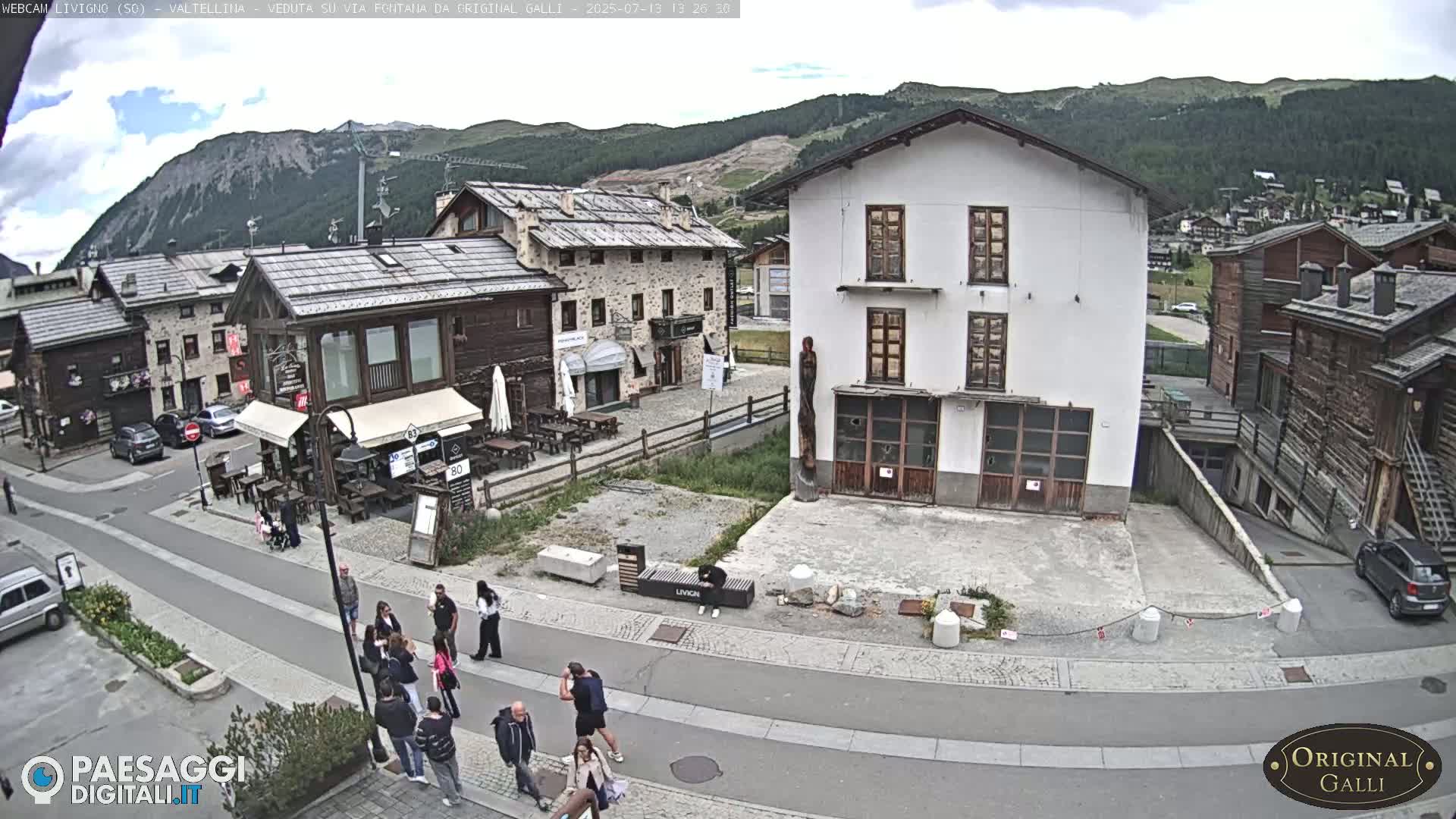 Livigno City Centro Center Live Cam - Sondrio, Lombardy, Italy