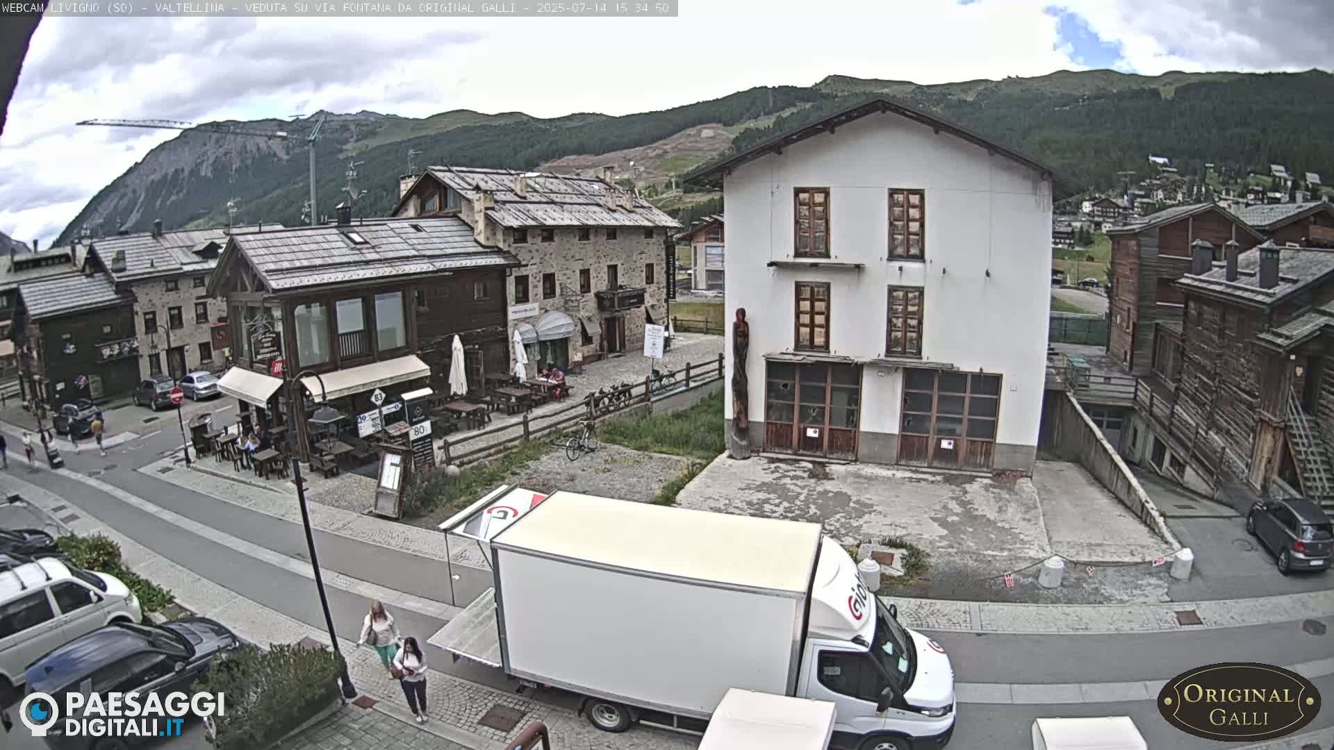 Livigno City Centro Center Live Cam - Sondrio, Lombardy, Italy