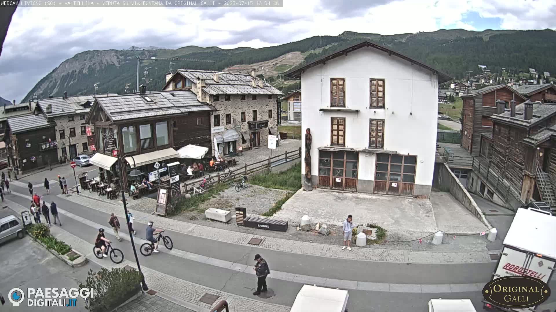 Livigno City Centro Center Live Cam - Sondrio, Lombardy, Italy
