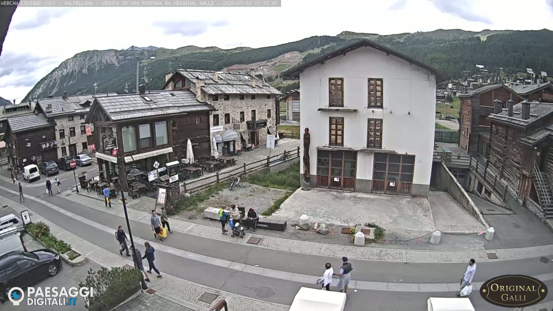 Livigno City Centro Center Live Cam - Sondrio, Lombardy, Italy