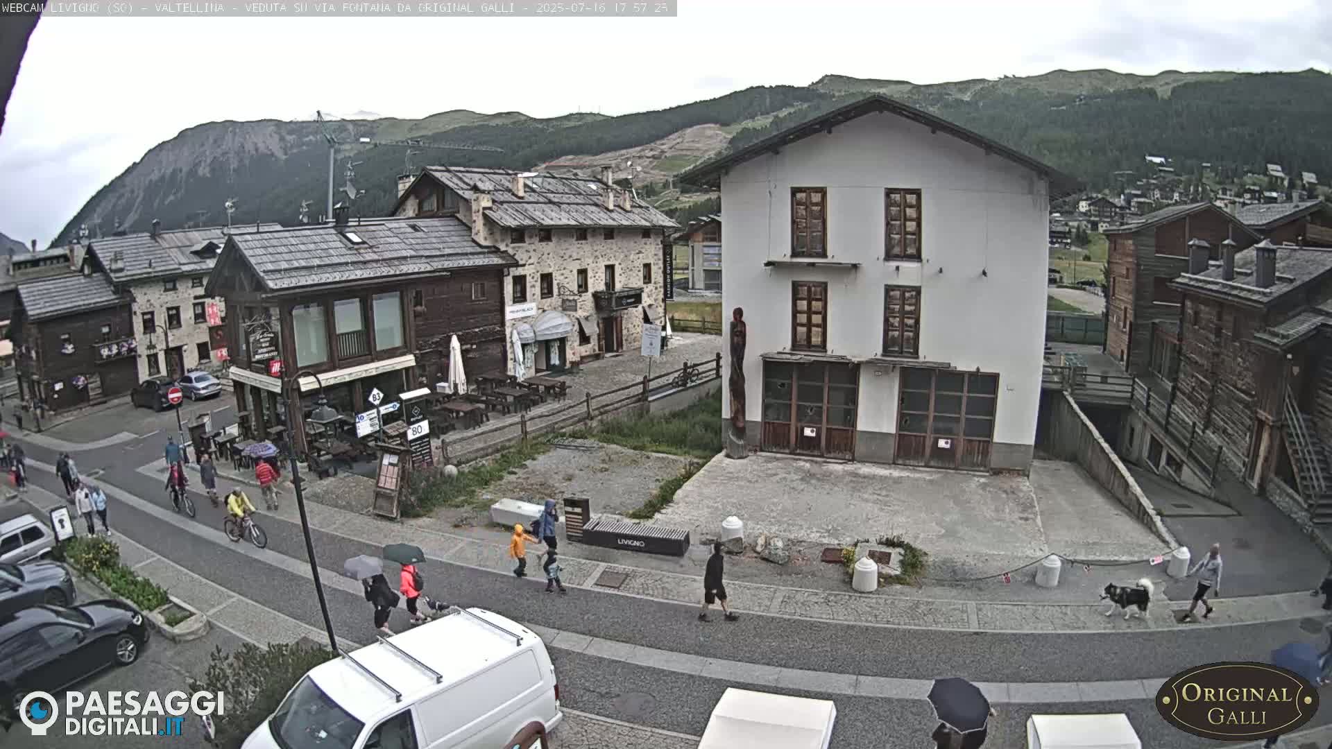 Livigno City Centro Center Live Cam - Sondrio, Lombardy, Italy