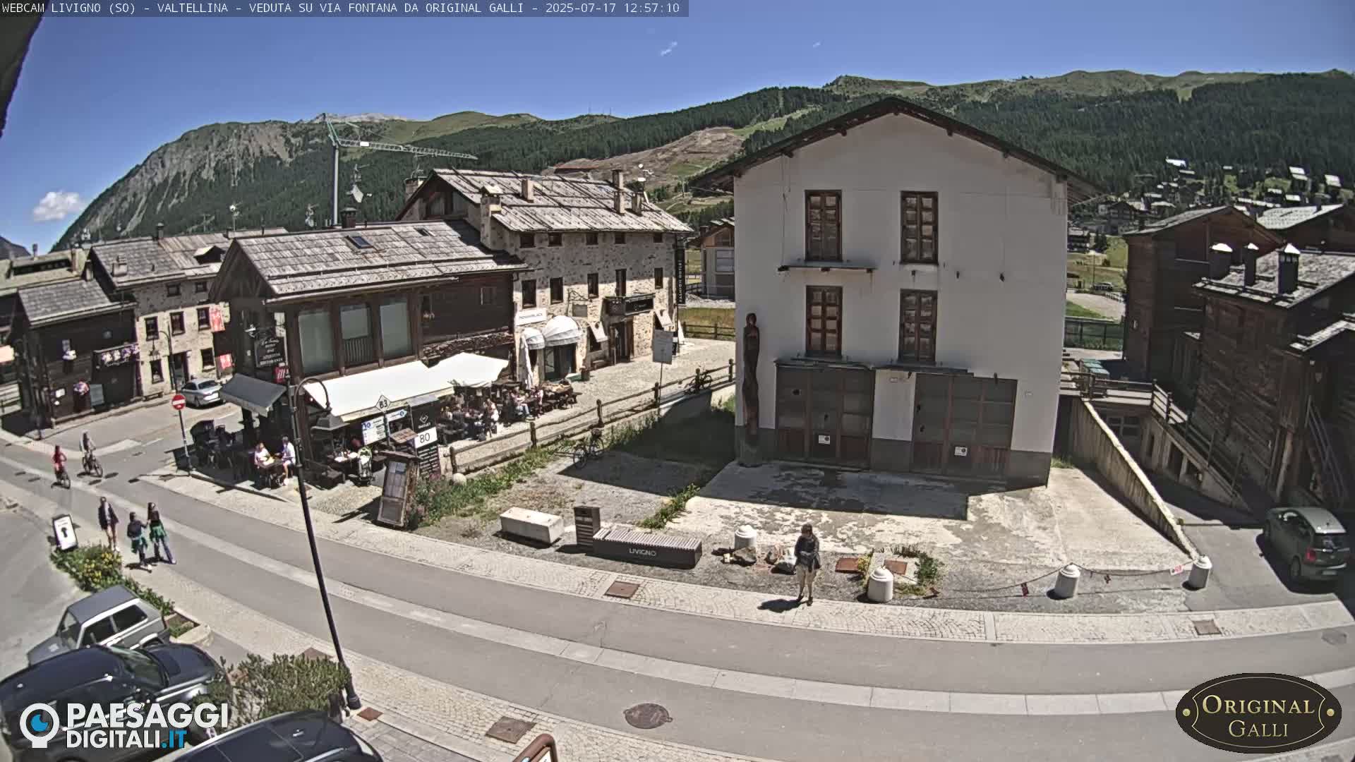 Livigno City Centro Center Live Cam - Sondrio, Lombardy, Italy
