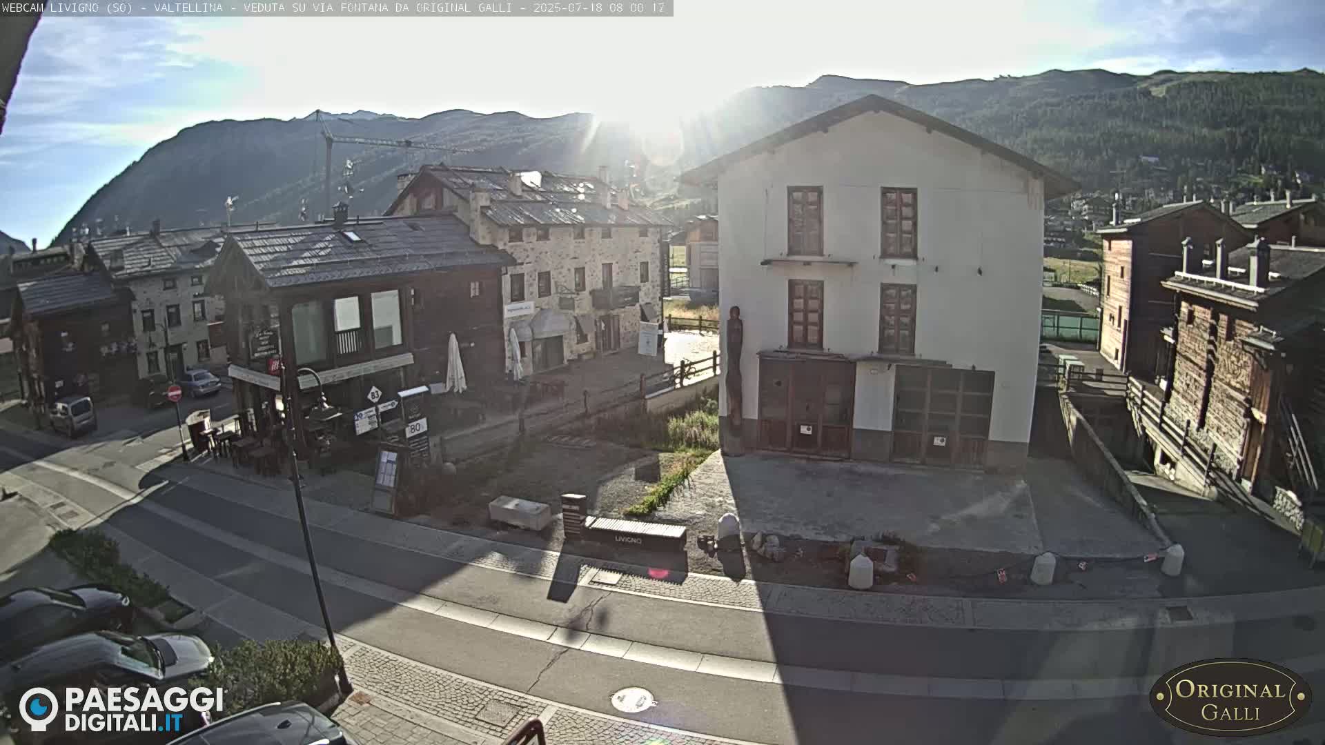 Livigno City Centro Center Live Cam - Sondrio, Lombardy, Italy