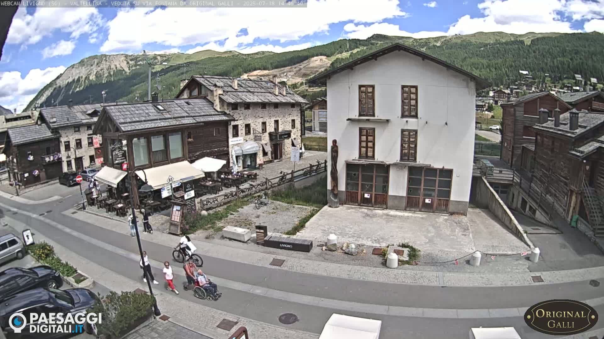 Livigno City Centro Center Live Cam - Sondrio, Lombardy, Italy