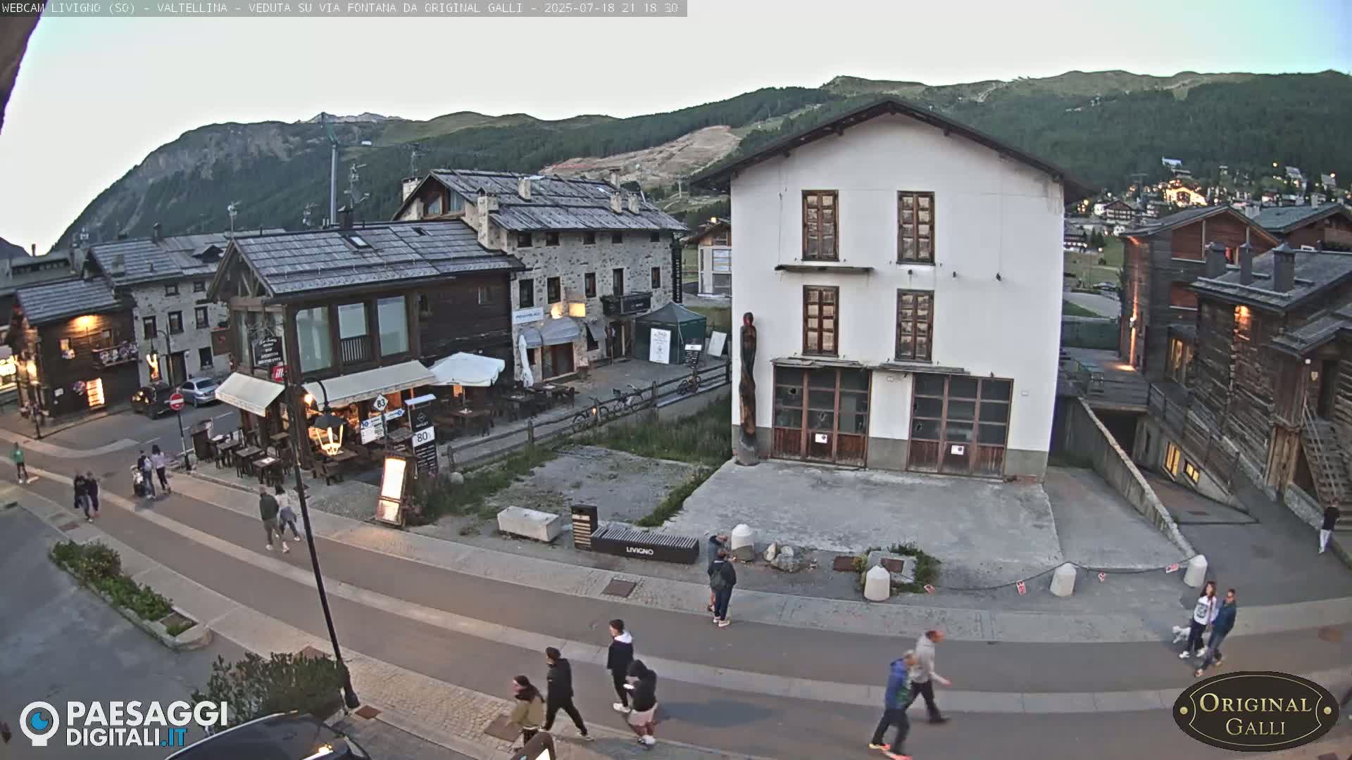 Livigno City Centro Center Live Cam - Sondrio, Lombardy, Italy