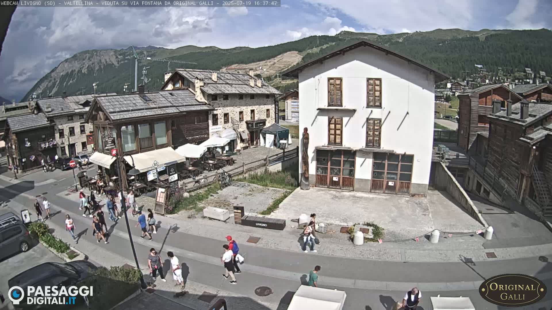 Livigno City Centro Center Live Cam - Sondrio, Lombardy, Italy