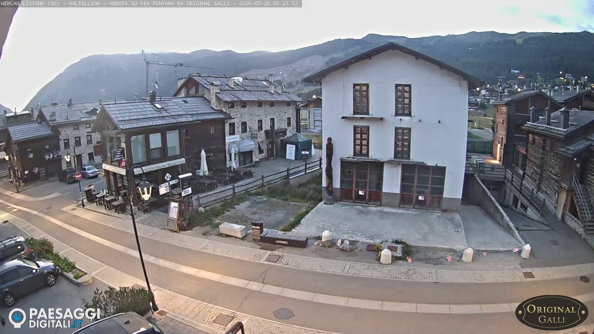 Livigno City Centro Center Live Cam - Sondrio, Lombardy, Italy