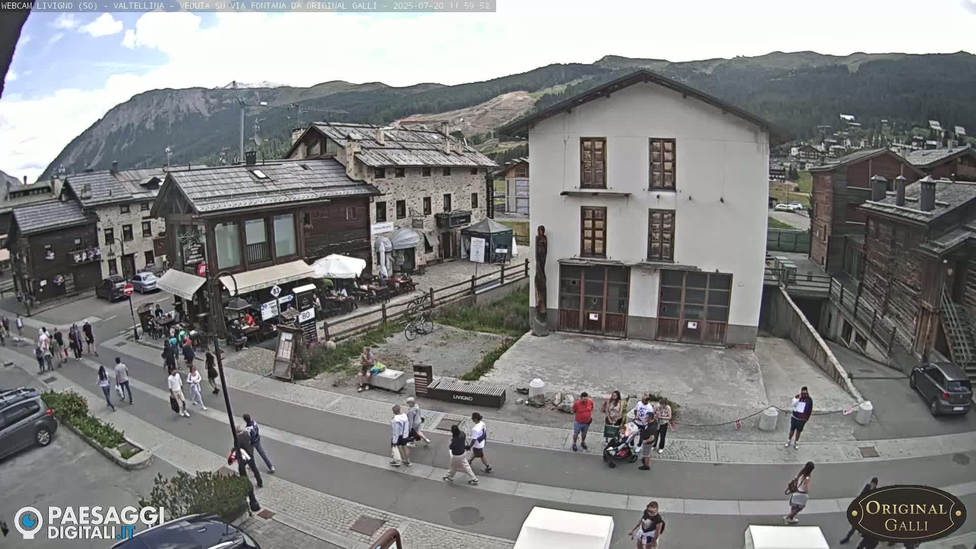 Livigno City Centro Center Live Cam - Sondrio, Lombardy, Italy