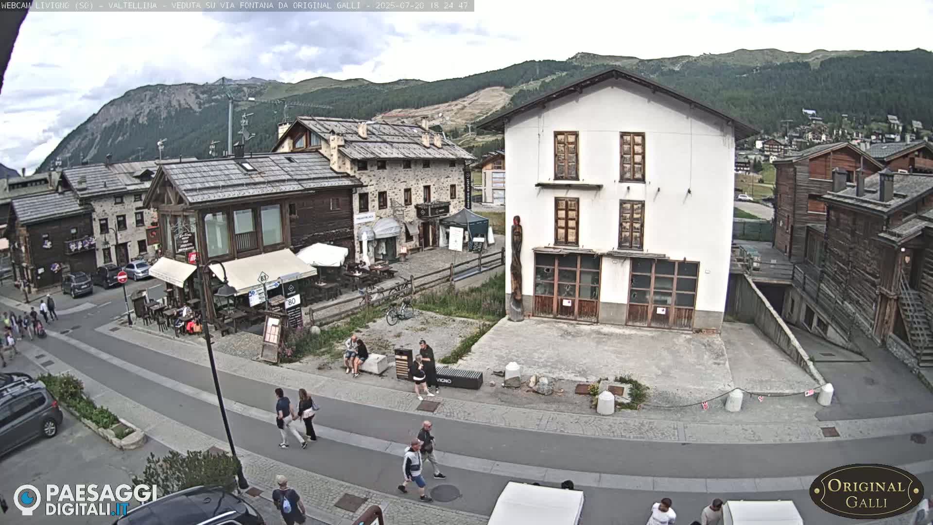 Livigno City Centro Center Live Cam - Sondrio, Lombardy, Italy