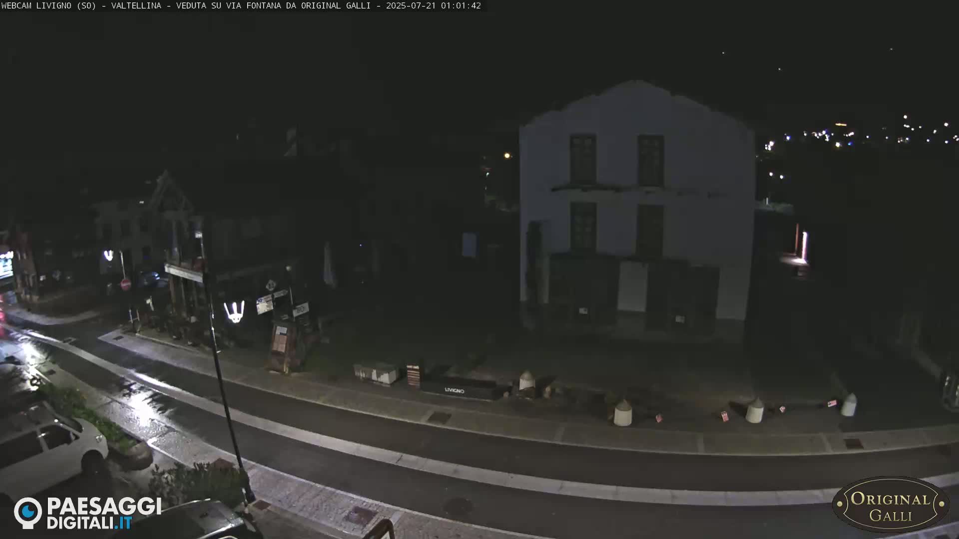 Livigno City Centro Center Live Cam - Sondrio, Lombardy, Italy
