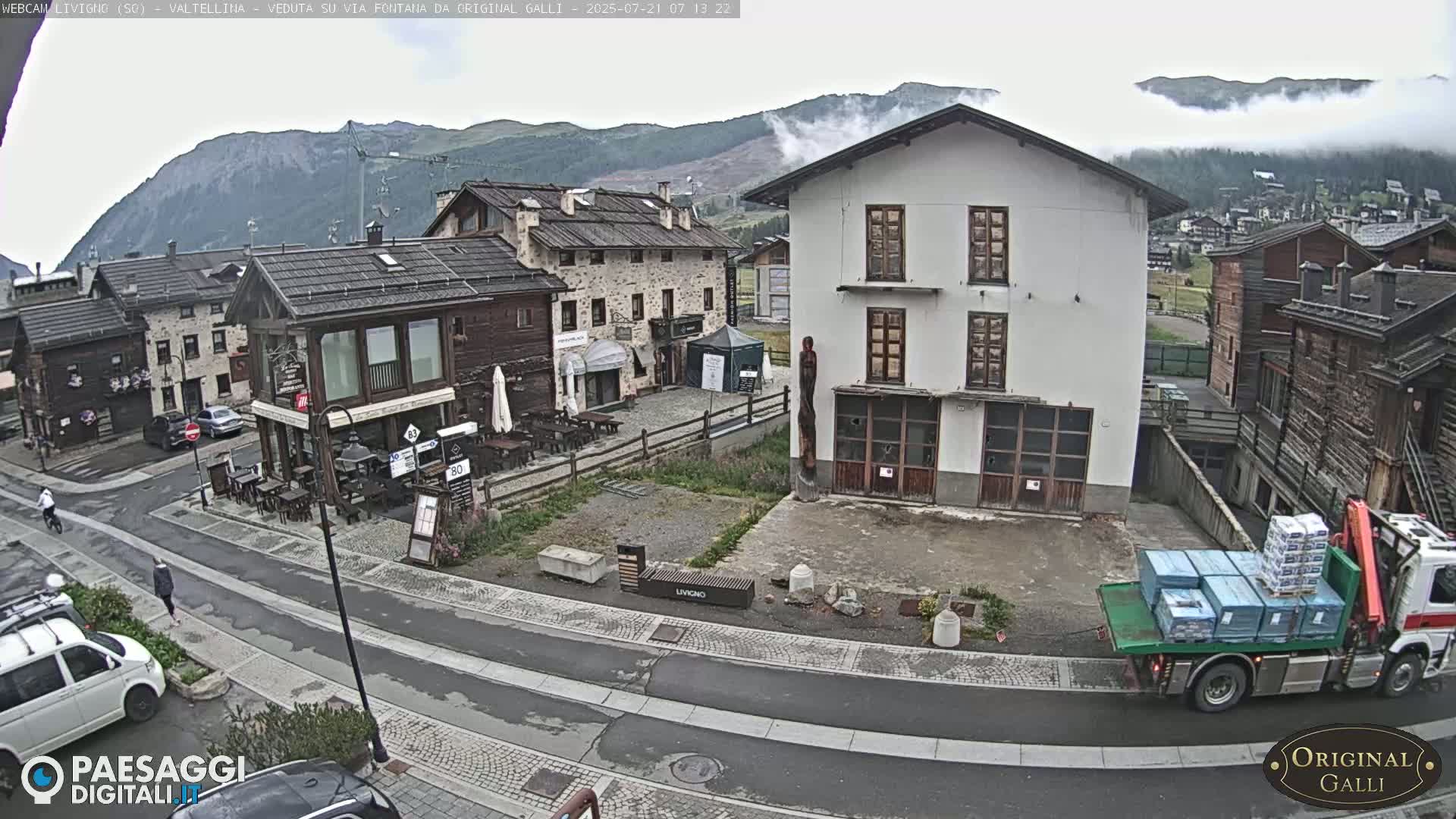 Livigno City Centro Center Live Cam - Sondrio, Lombardy, Italy