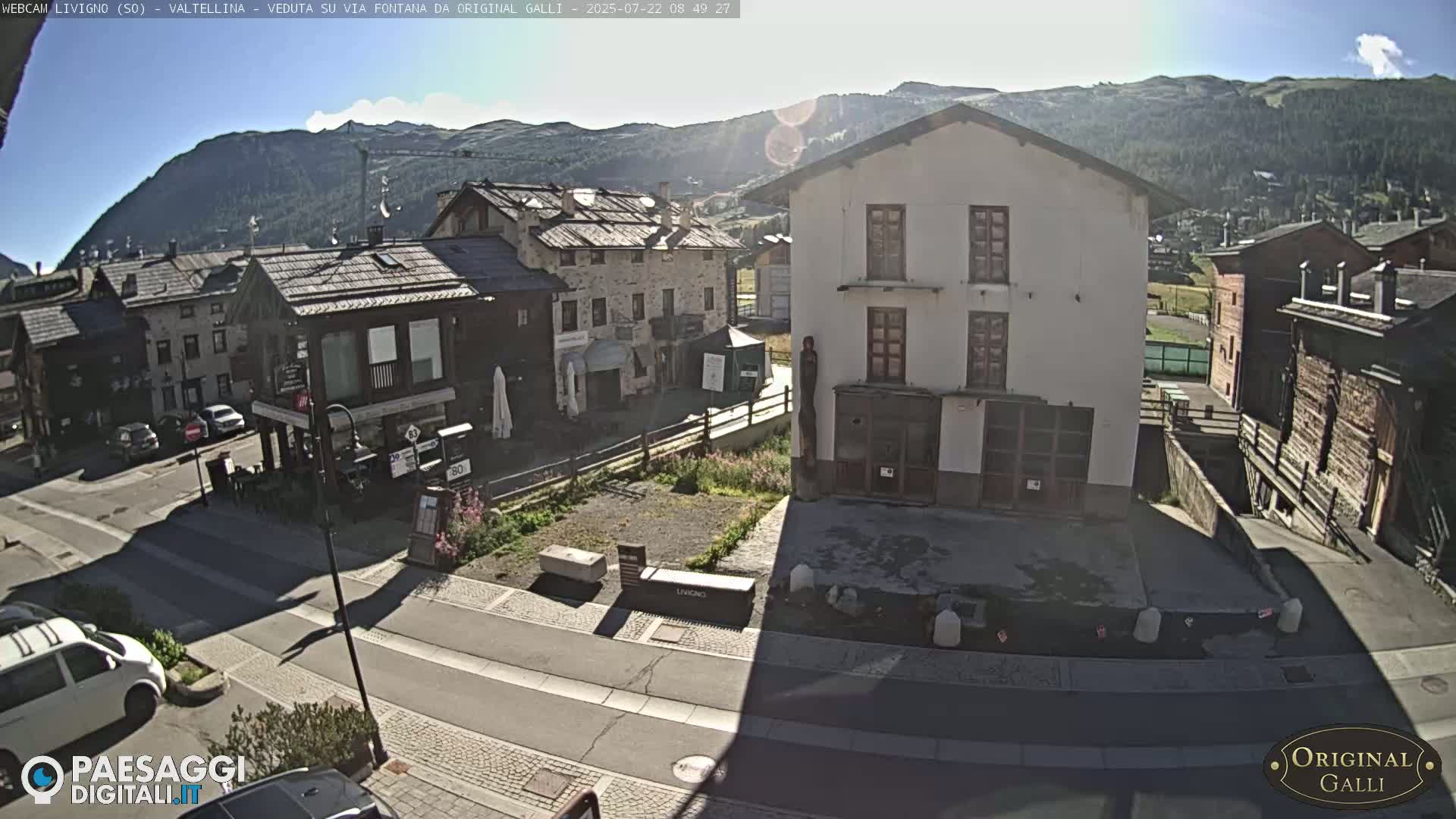 Livigno City Centro Center Live Cam - Sondrio, Lombardy, Italy