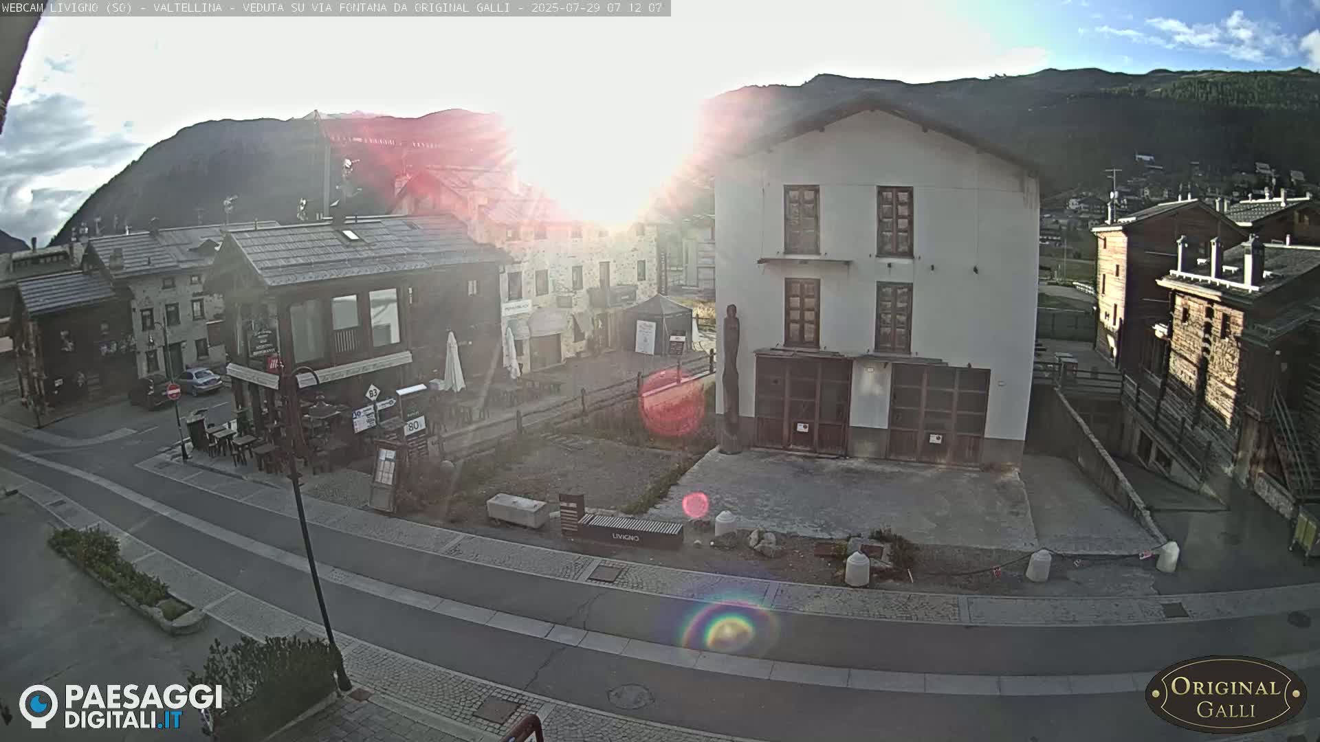Livigno City Centro Center Live Cam - Sondrio, Lombardy, Italy