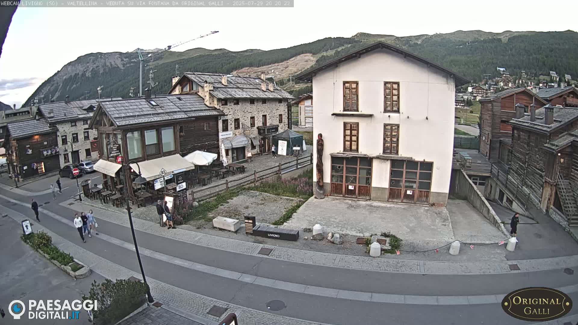 Livigno City Centro Center Live Cam - Sondrio, Lombardy, Italy
