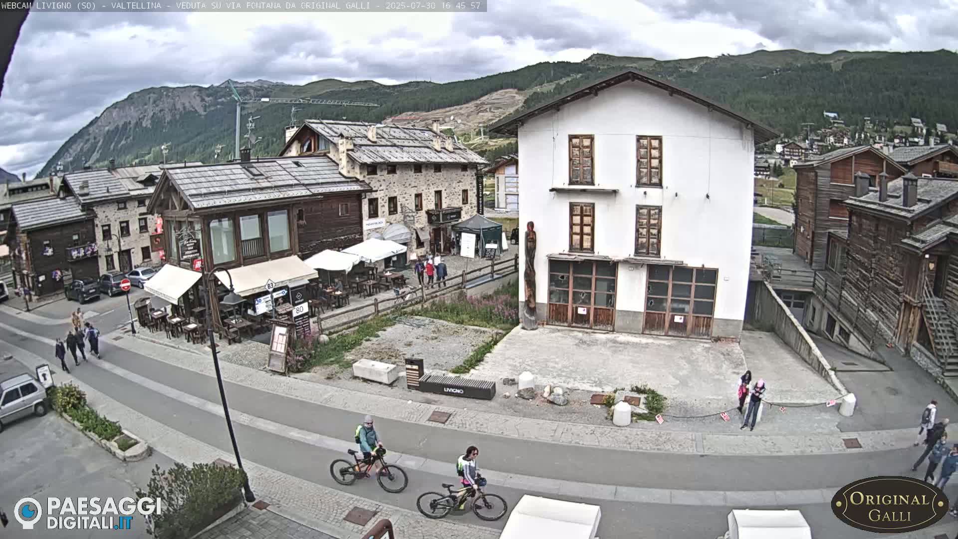 Livigno City Centro Center Live Cam - Sondrio, Lombardy, Italy