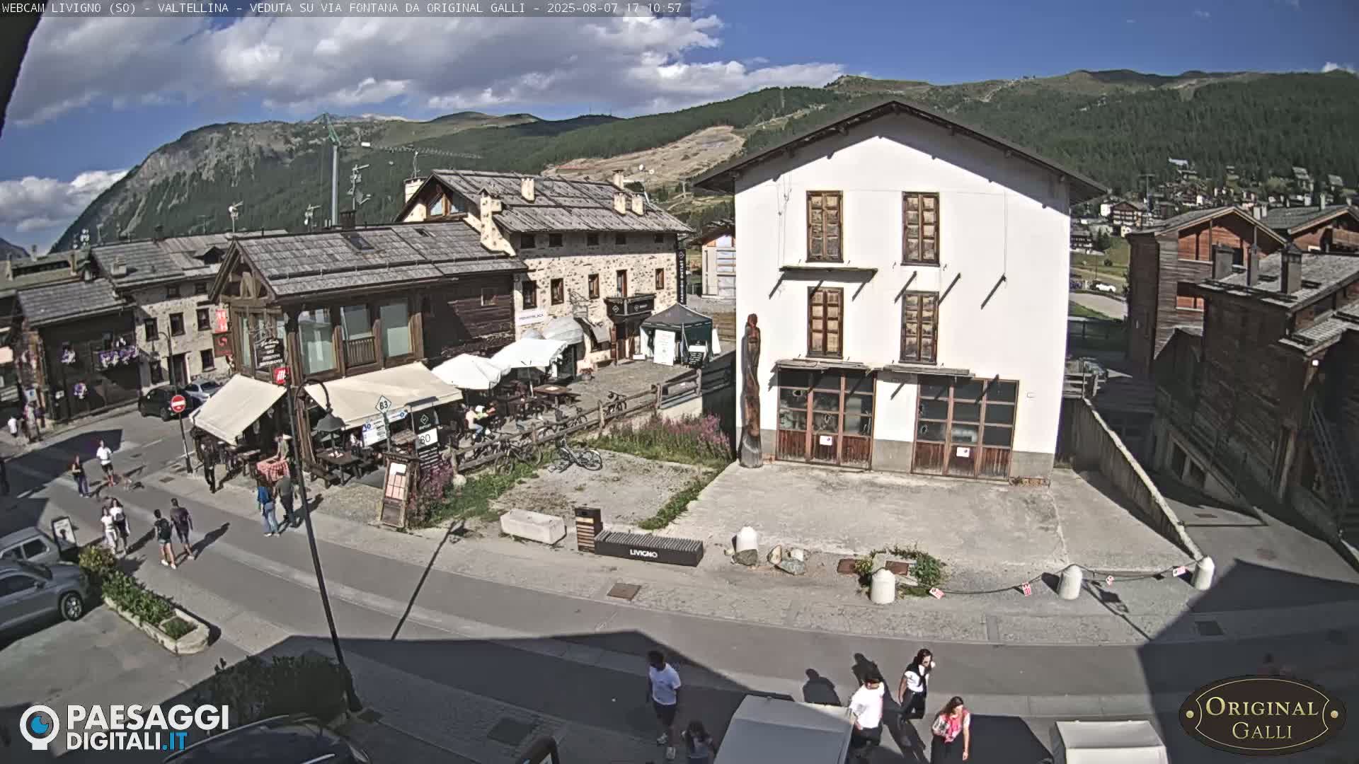 Livigno City Centro Center Live Cam - Sondrio, Lombardy, Italy