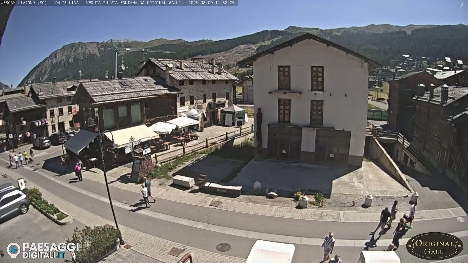 Livigno City Centro Center Live Cam - Sondrio, Lombardy, Italy