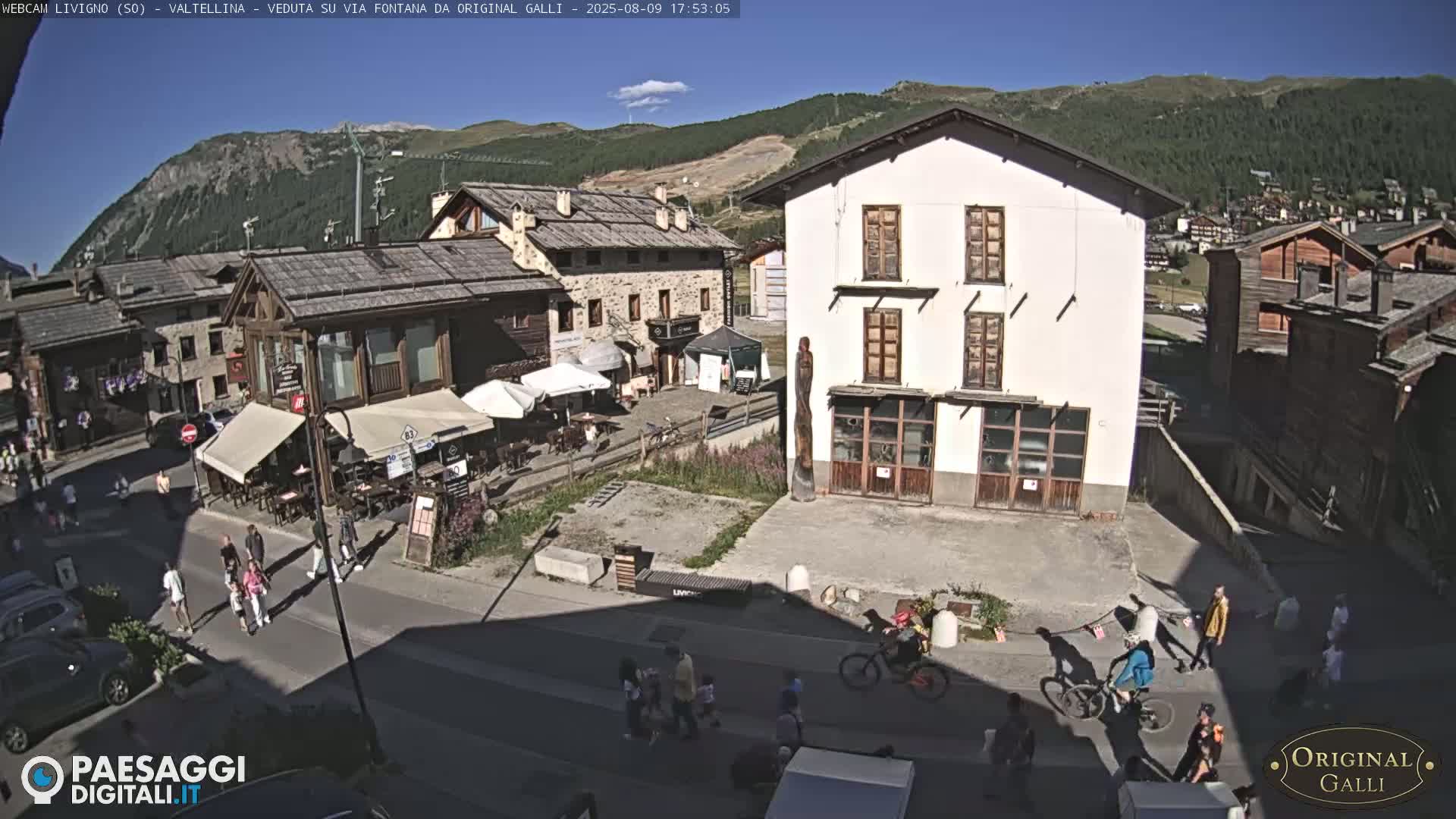 Livigno City Centro Center Live Cam - Sondrio, Lombardy, Italy