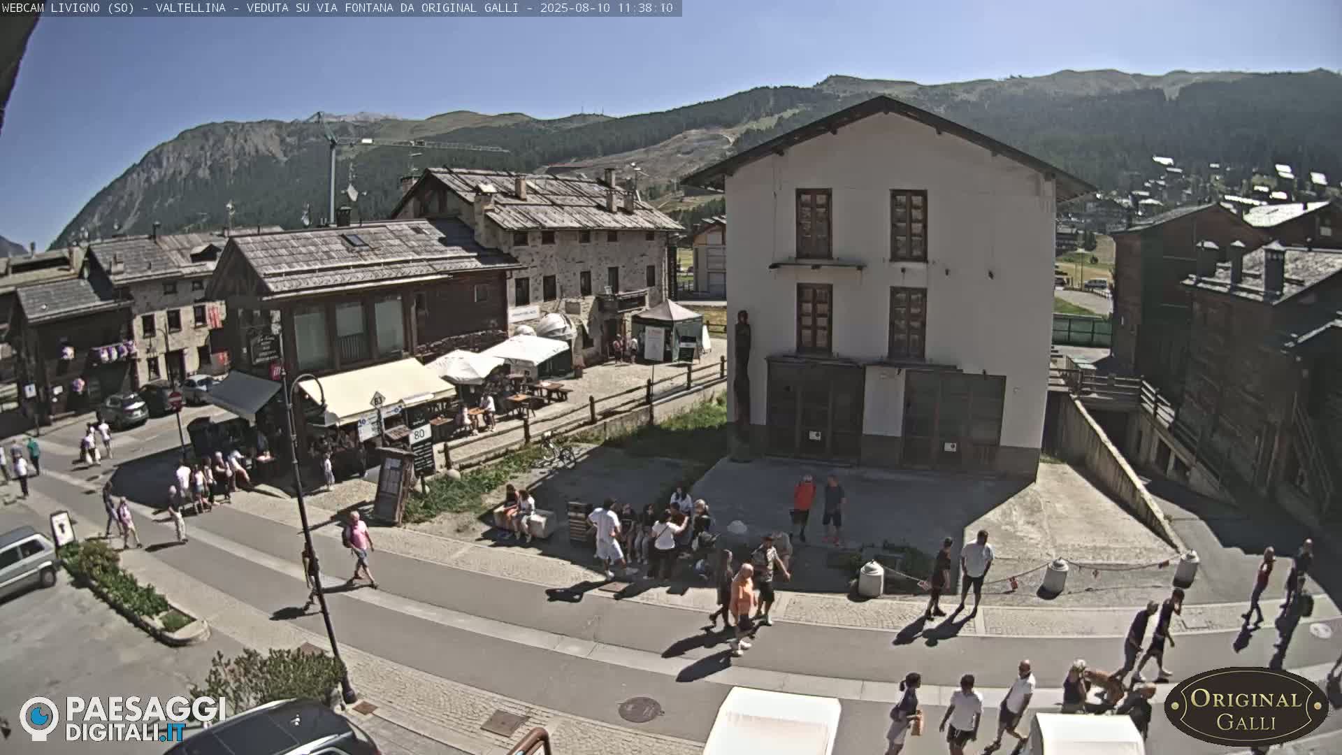 Livigno City Centro Center Live Cam - Sondrio, Lombardy, Italy