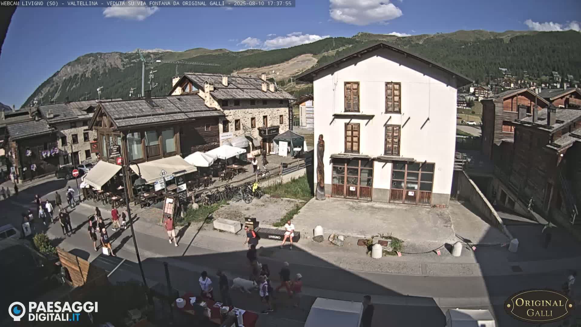 Livigno City Centro Center Live Cam - Sondrio, Lombardy, Italy
