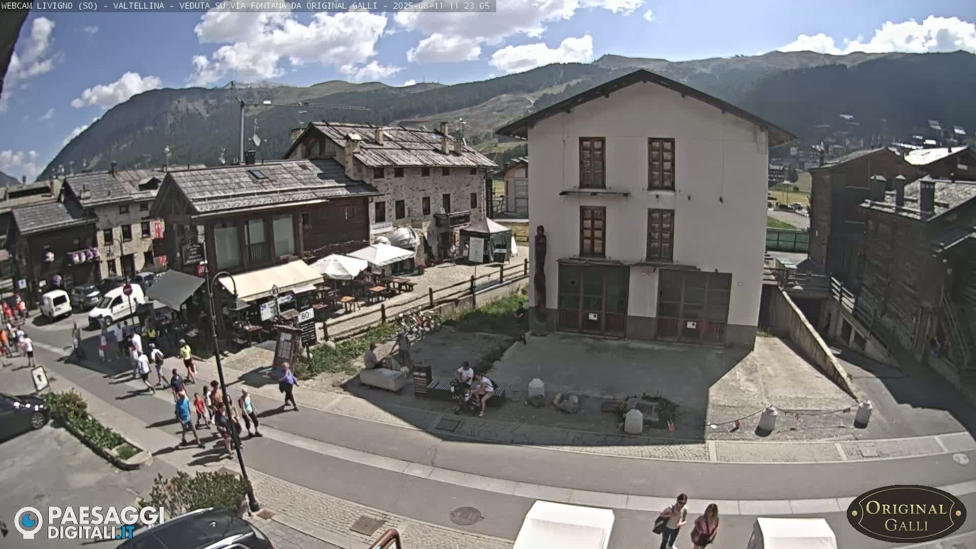Livigno City Centro Center Live Cam - Sondrio, Lombardy, Italy