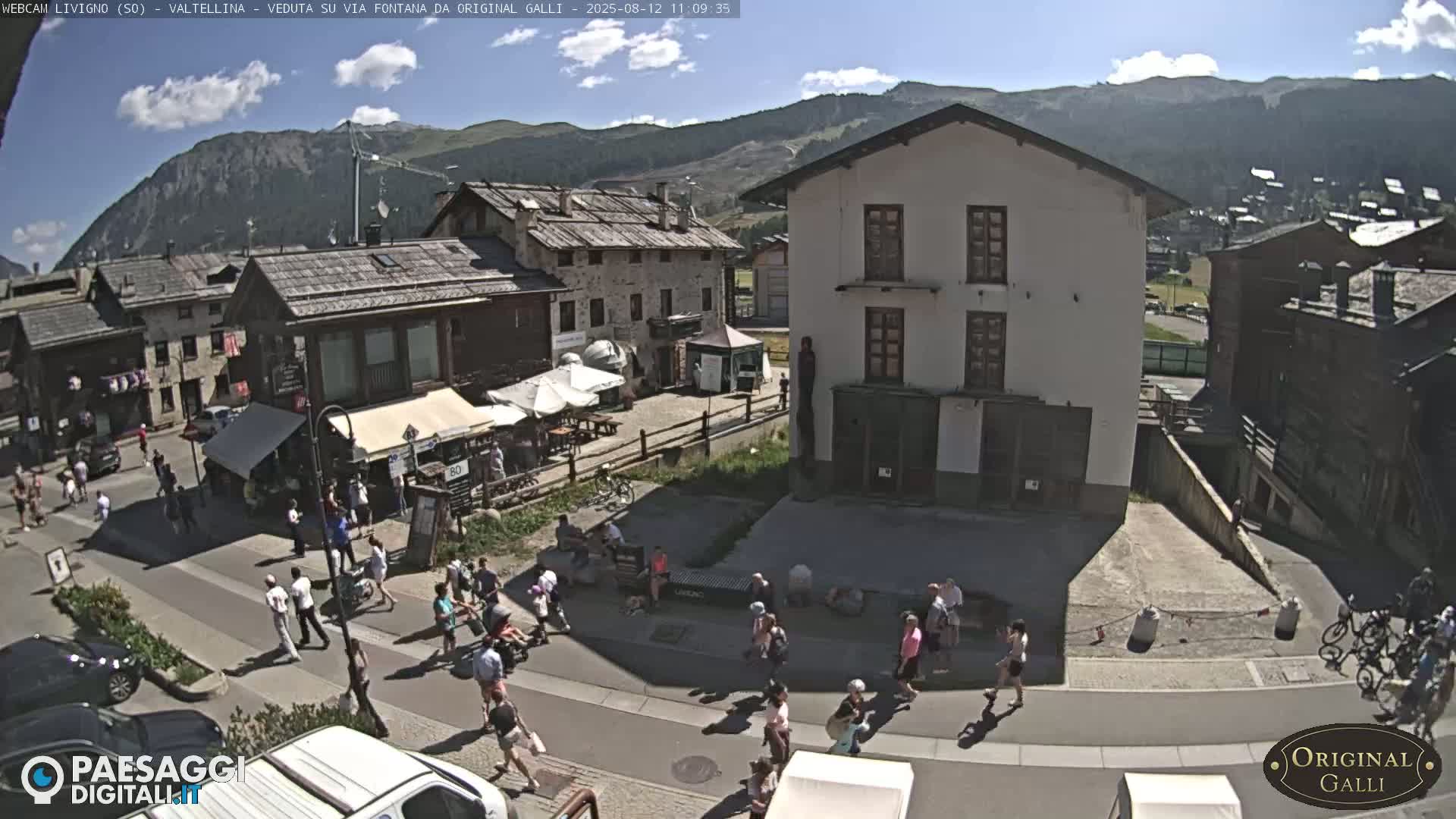 Livigno City Centro Center Live Cam - Sondrio, Lombardy, Italy