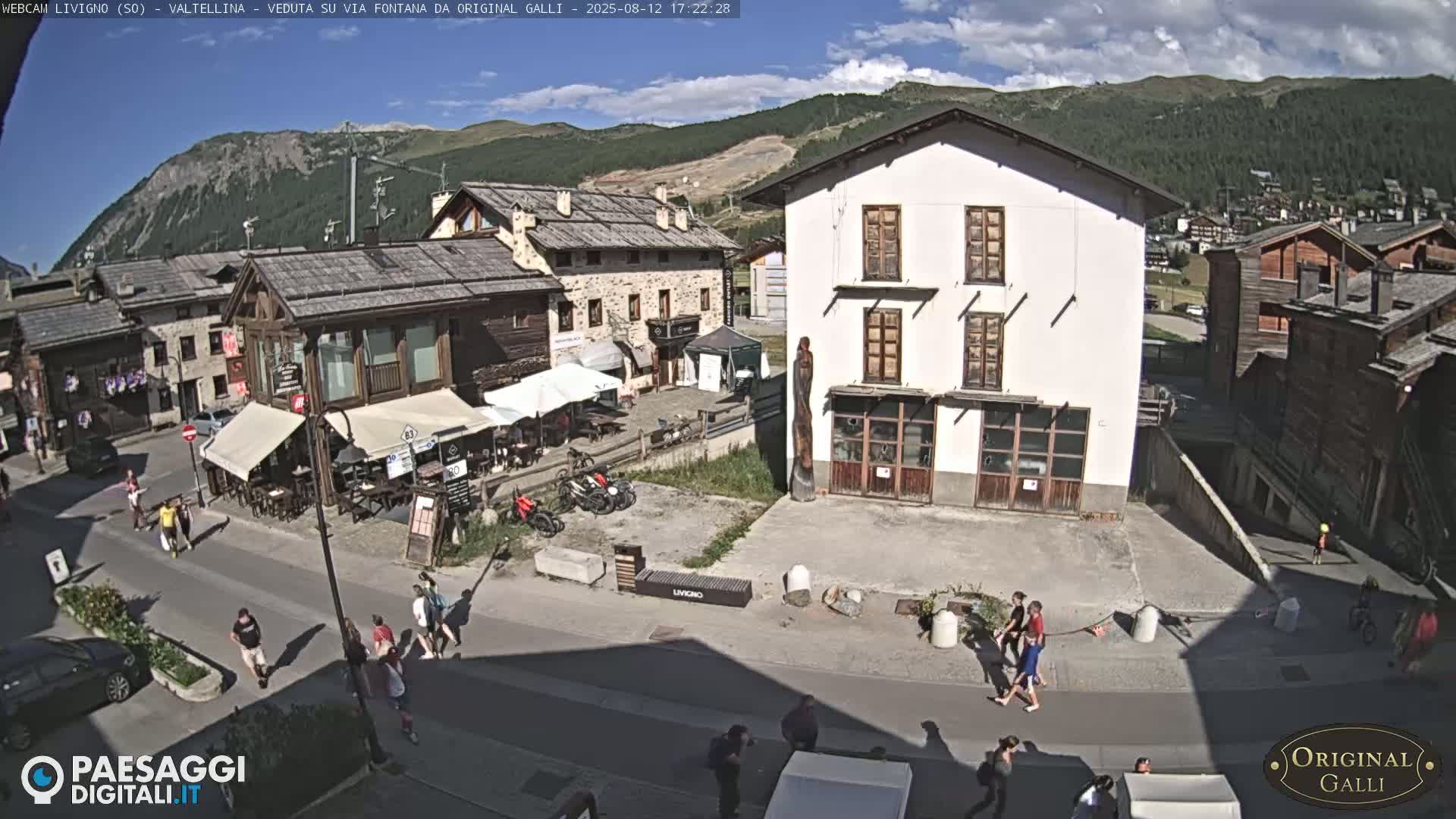 Livigno City Centro Center Live Cam - Sondrio, Lombardy, Italy